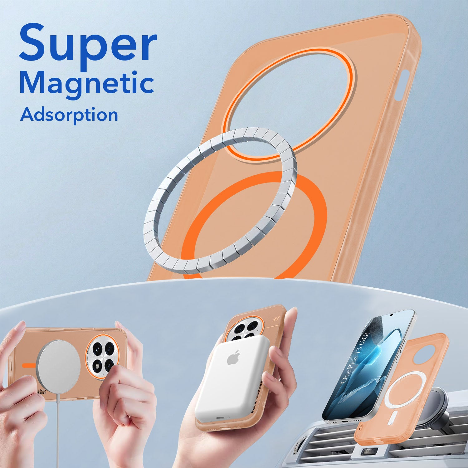 For OnePlus 13 Back Cover Case (Soft Touch | Camera Bump Protection | MagSafe Compatible | Matte Finish)