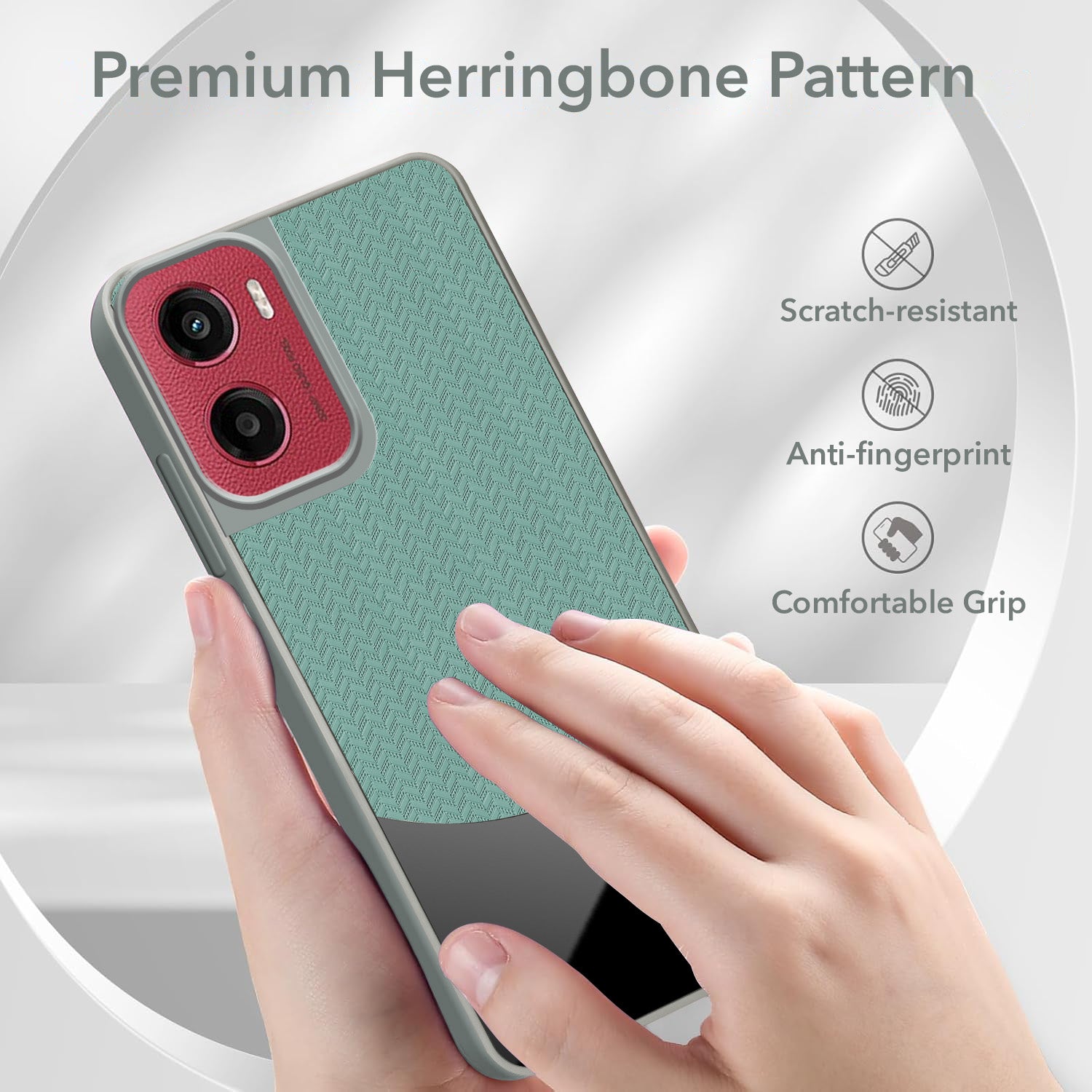 For Motorola Moto G05 Silicone Finish Back Cover Case (Premium Minimalist Professional Feel | Camera Protection Bump)