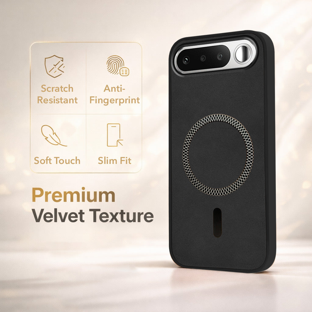 For Realme 16 Back Cover Case Leather Finish (MagSafe Compatible Wireless Charging | Soft Touch | Camera Bump Protection)