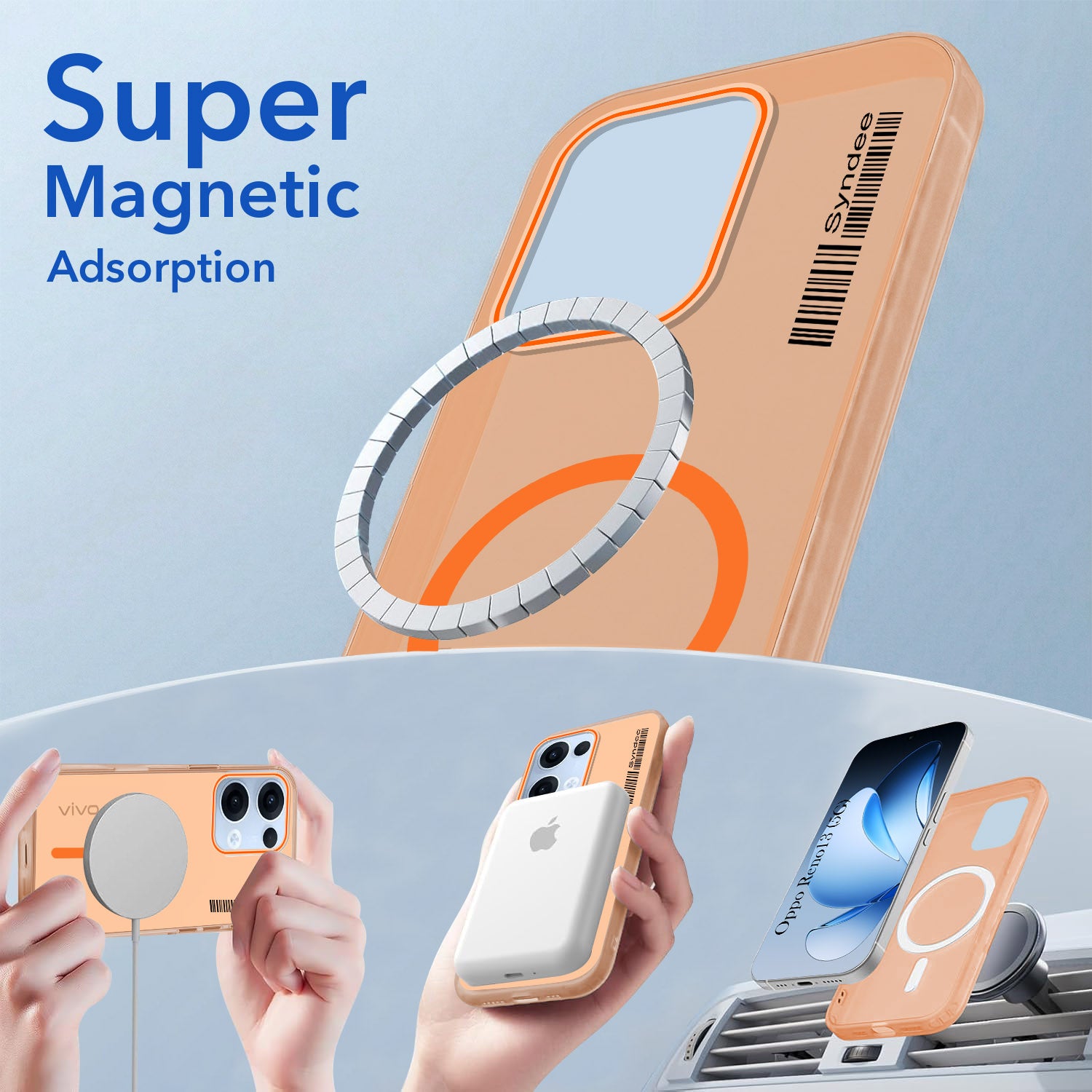 For Oppo Reno13 5G | Oppo Reno 13 5G Back Cover Case (Soft Touch | Camera Bump Protection | MagSafe Compatible | Matte Finish)