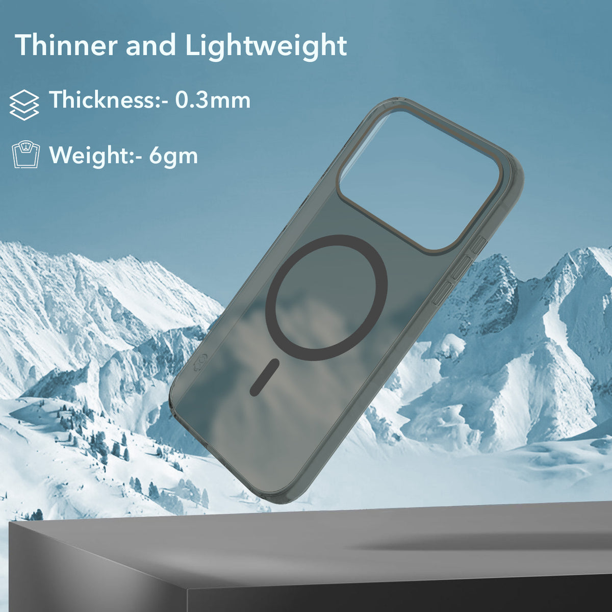 For iPhone 17 Pro | iPhone 18 Pro Back Cover Case (Frosted Matte Feel | MagSafe Compatible Wireless Charging)