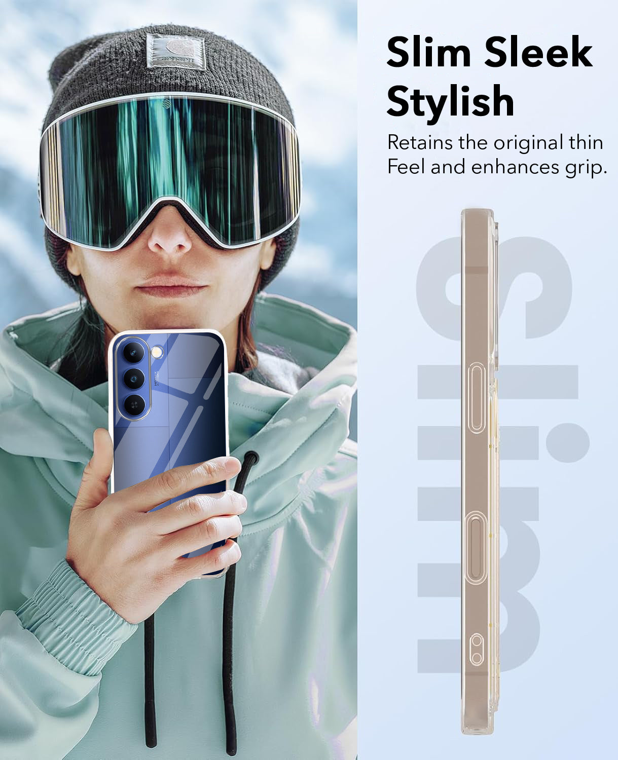 For Realme P4 Lite 5G | Narzo 100 Lite 5G Back Cover Case Lifetime Anti-Yellow Clear (Sleek Hard Crystal | Shockproof and Camera Protection)
