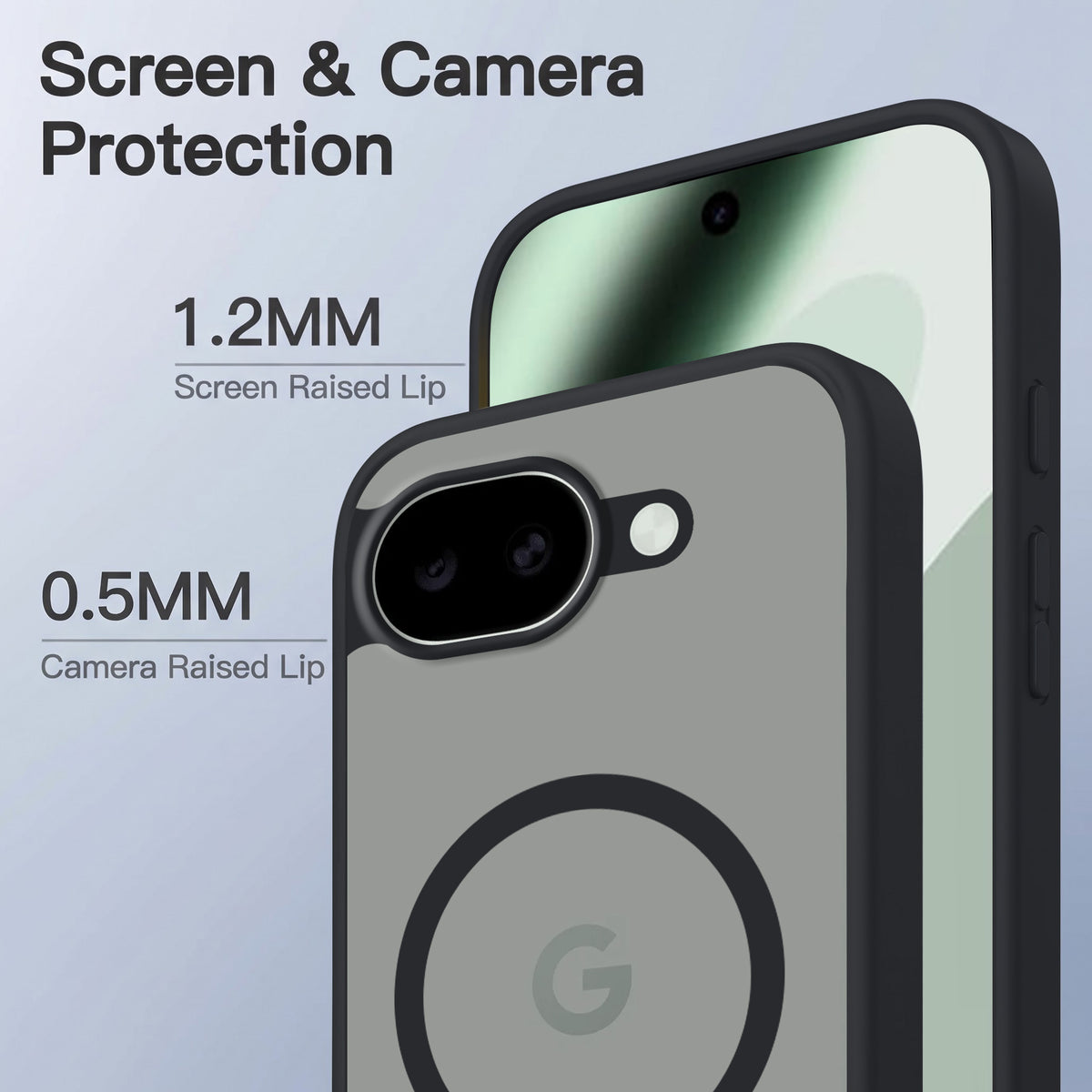 For Google Pixel 10a Matte Finish Back Case Cover (MagSafe Compatible | Translucent Soft Touch | Slim and Unbreakable)
