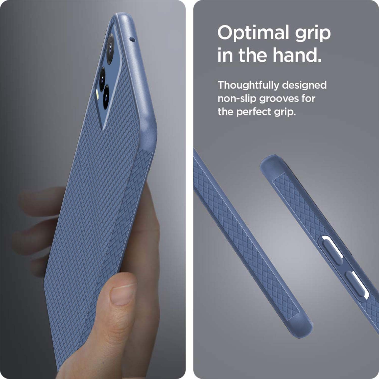 For Vivo T1x 4G  Back Cover Case (Liquid Silicone | Side Grip | Camera Protection)