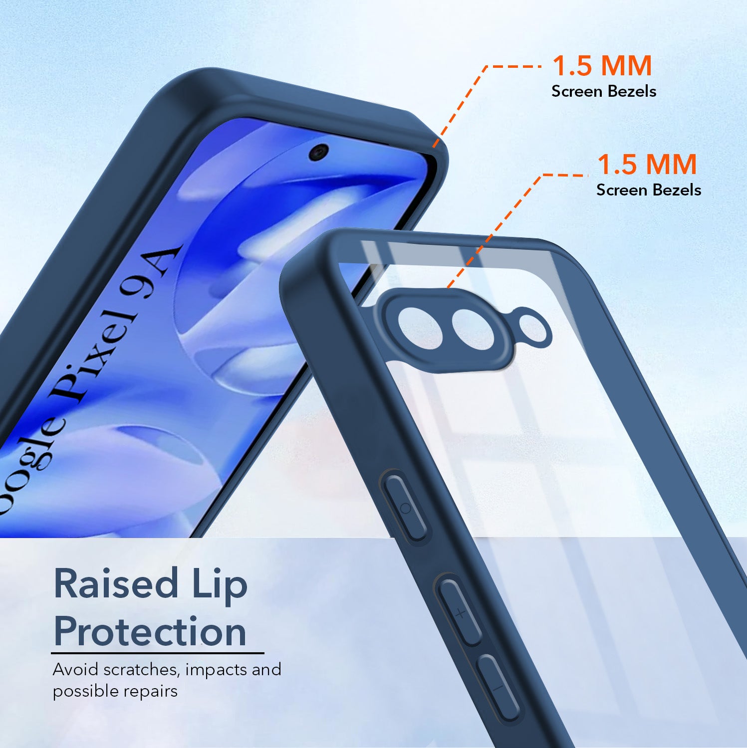 For Google Pixel 9A Back Cover Case (Lifetime Anti Yellow | Anti Scratch | Crystal Clear Shockproof)