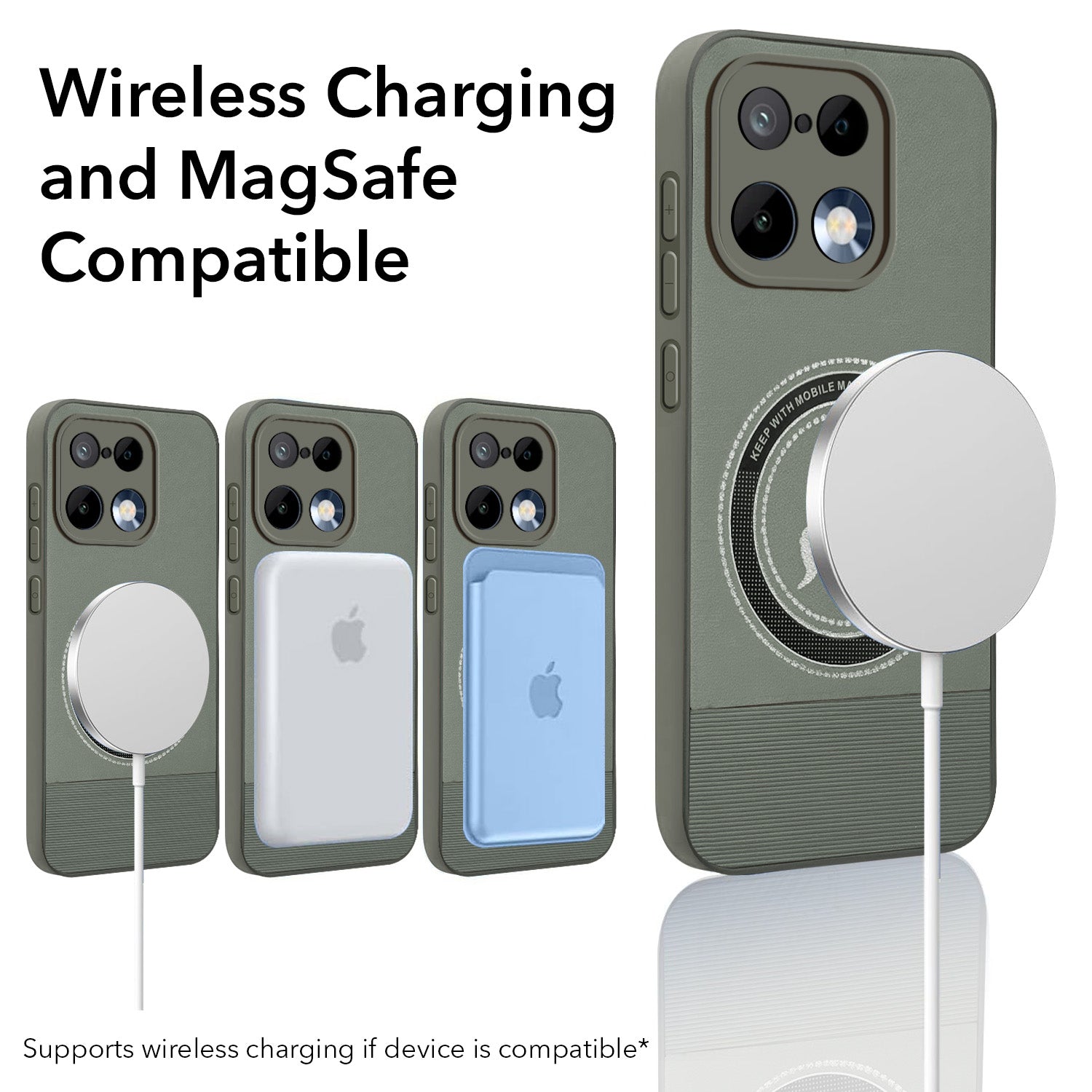 For Realme 16 Pro Back Cover Case PU Leather Finish (Professional Minimalist Texture | MagSafe Compatile | Camera Protection | Sleek Sober Formal)