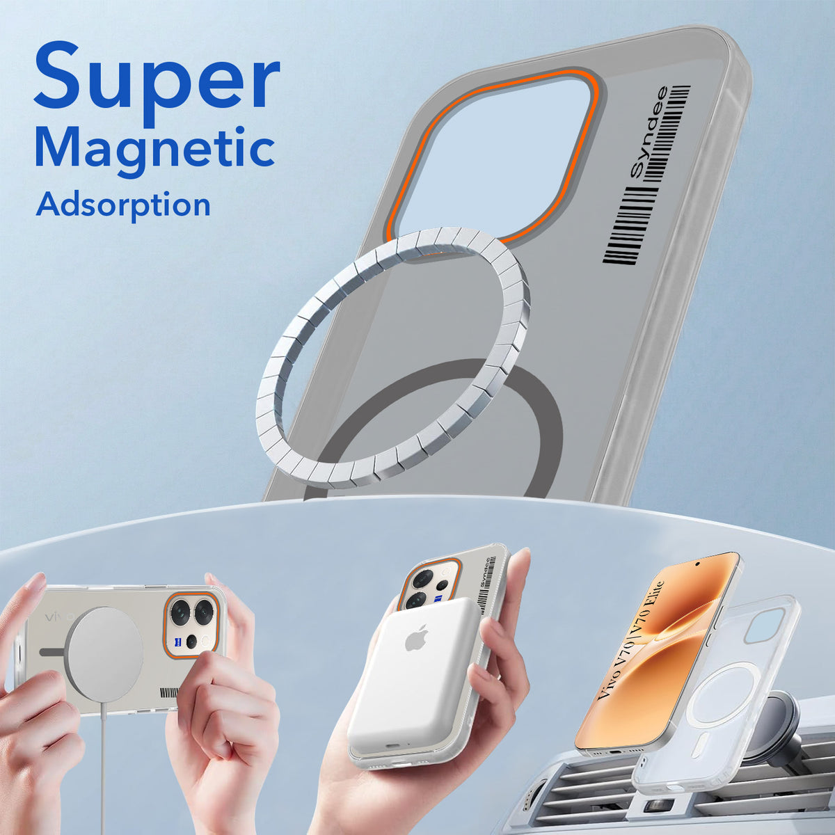 For Vivo V70 | Vivo V70 Elite 5G Back Cover Case (Soft Touch | Camera Bump Protection | MagSafe Compatible | Matte Finish)