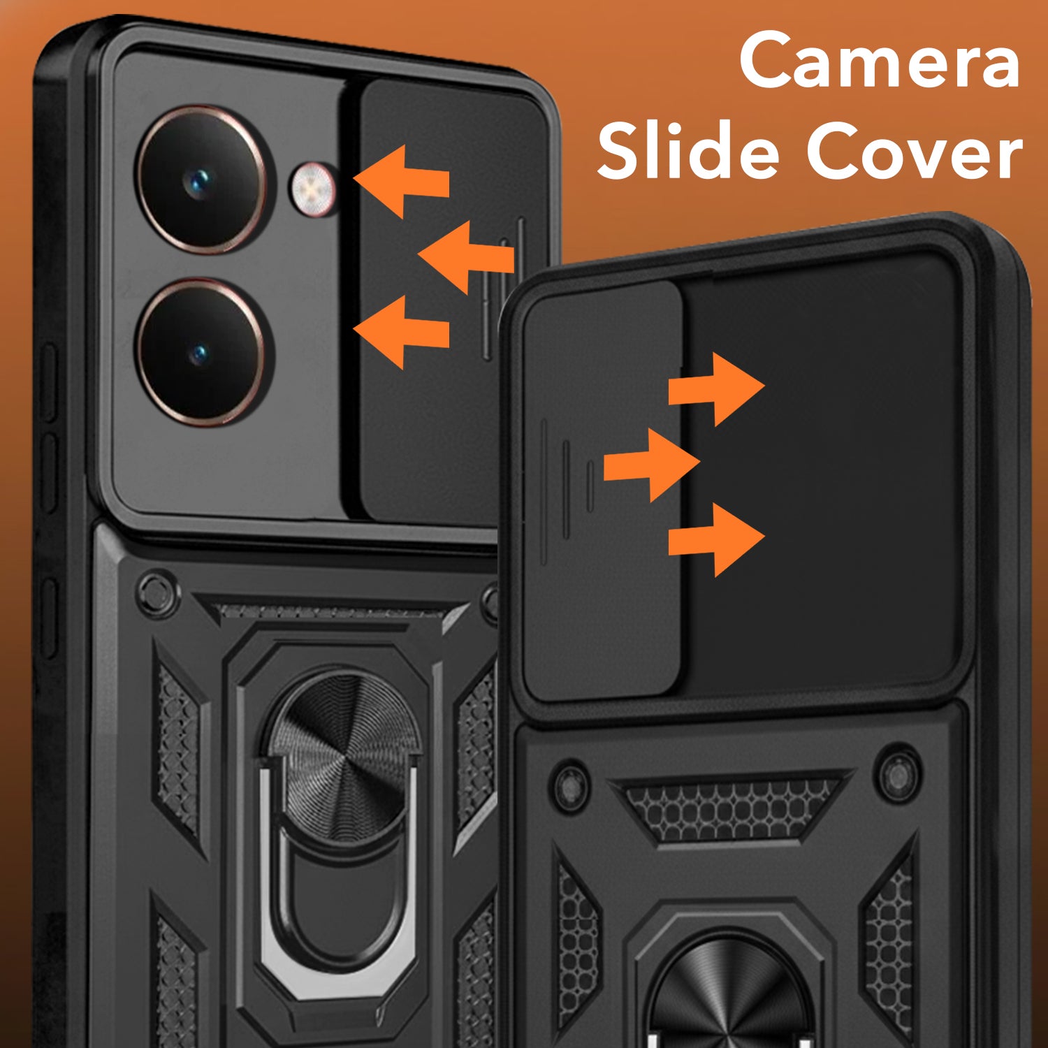 For Realme P3 Ultra Back Cover Case (Hybrid Dual Armor Polycarbonate)