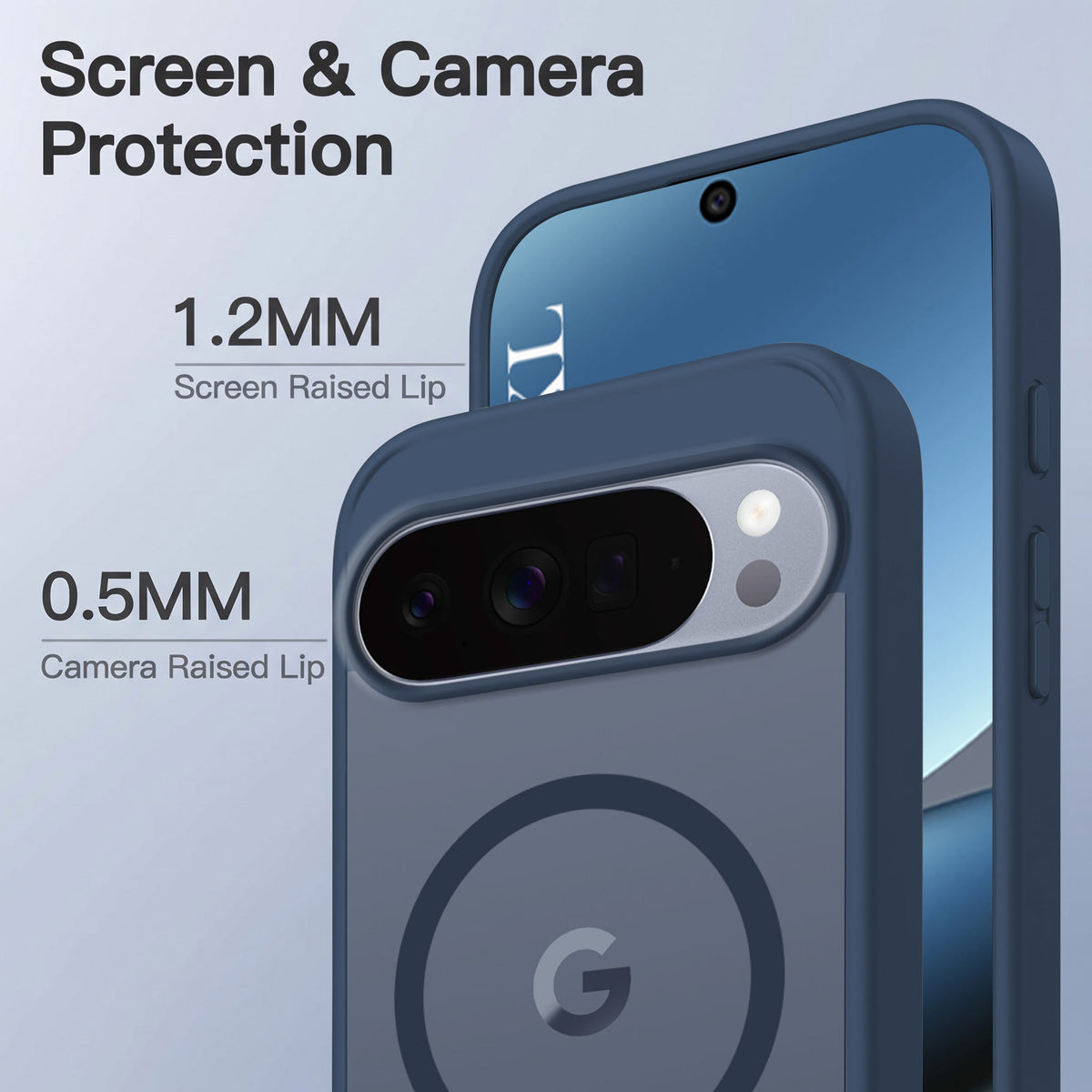 For Google Pixel 10 Pro XL Matte Finish Back Case Cover (MagSafe Compatible | Translucent Soft Touch | Slim and Unbreakable)