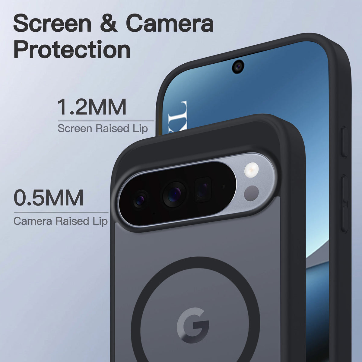 For Google Pixel 10 Pro XL Matte Finish Back Case Cover (MagSafe Compatible | Translucent Soft Touch | Slim and Unbreakable)