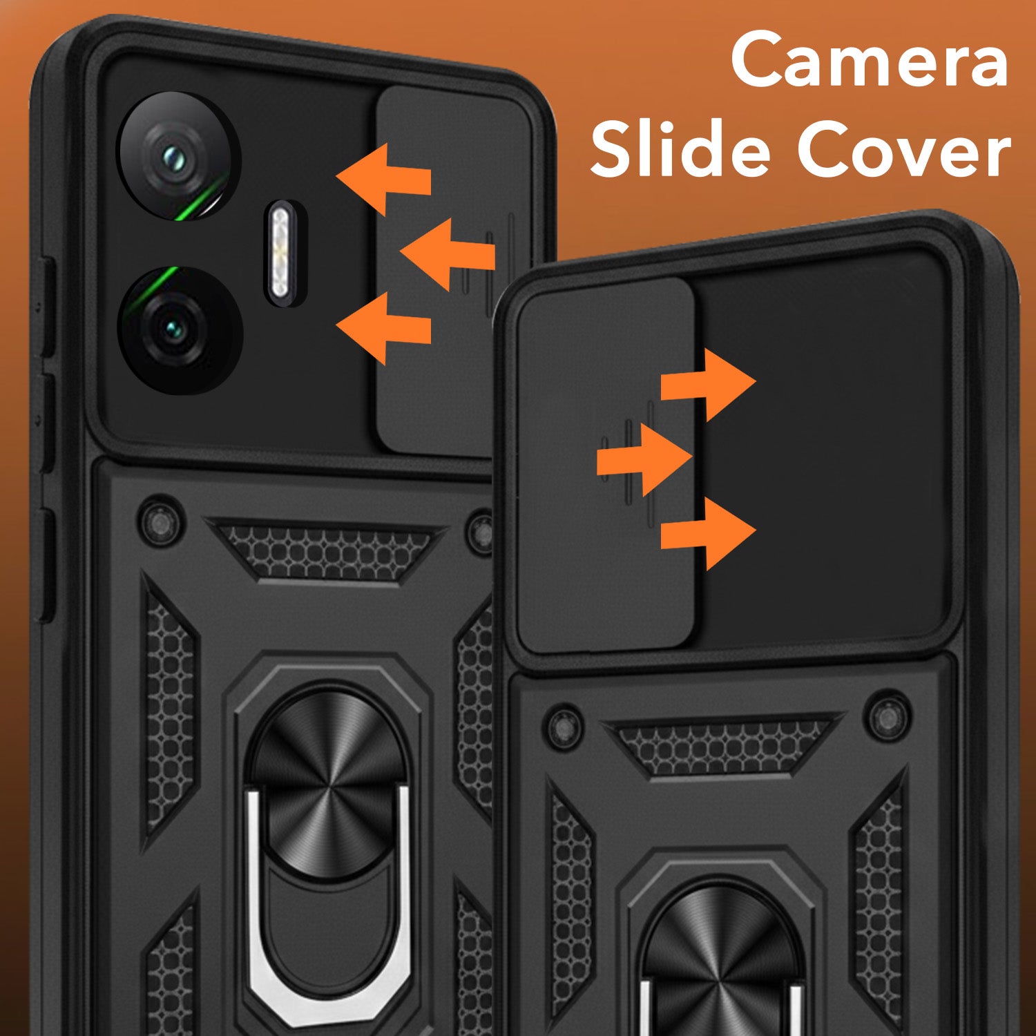 For Xiaomi Poco F7 5G Back Cover Case (Hybrid Dual Armor Polycarbonate)