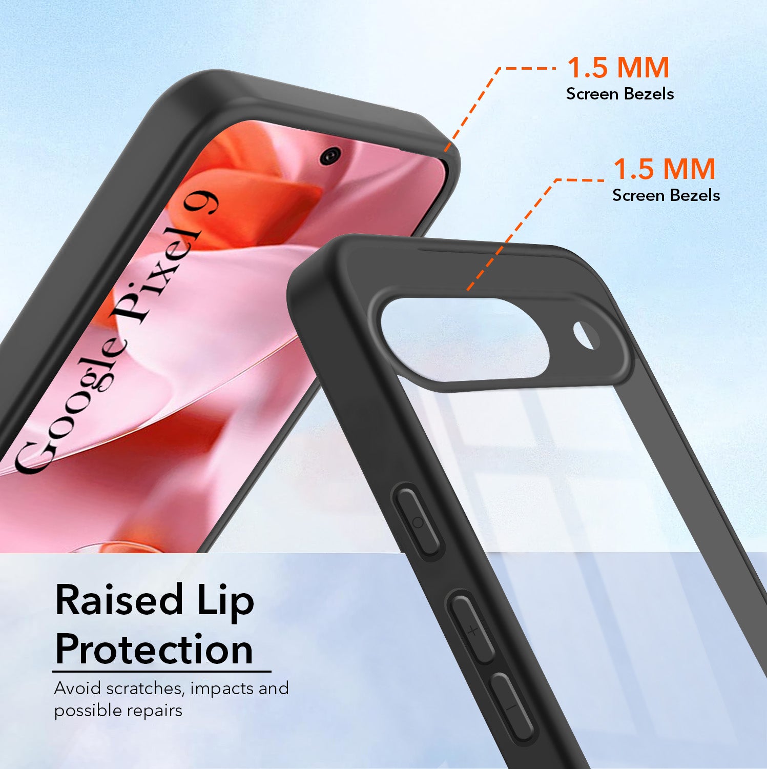 For Google Pixel 9 Back Cover Case Ultra-Hybrid (Lifetime Anti Yellow | Anti Scratch | Crystal Clear Shockproof)