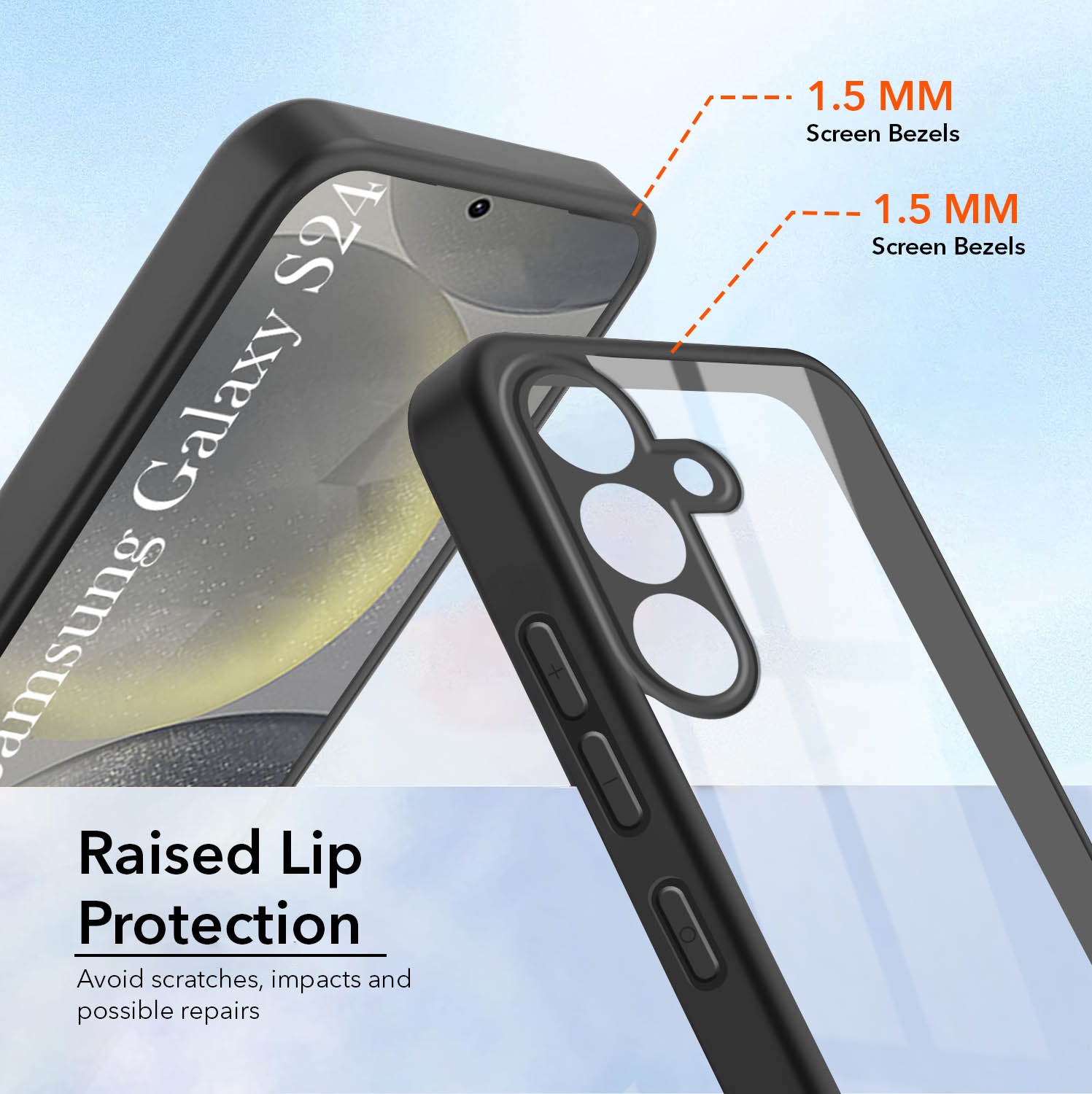 For Samsung Galaxy S24 Back Cover Case (Lifetime Anti Yellow | Anti Scratch | Crystal Clear Shockproof)