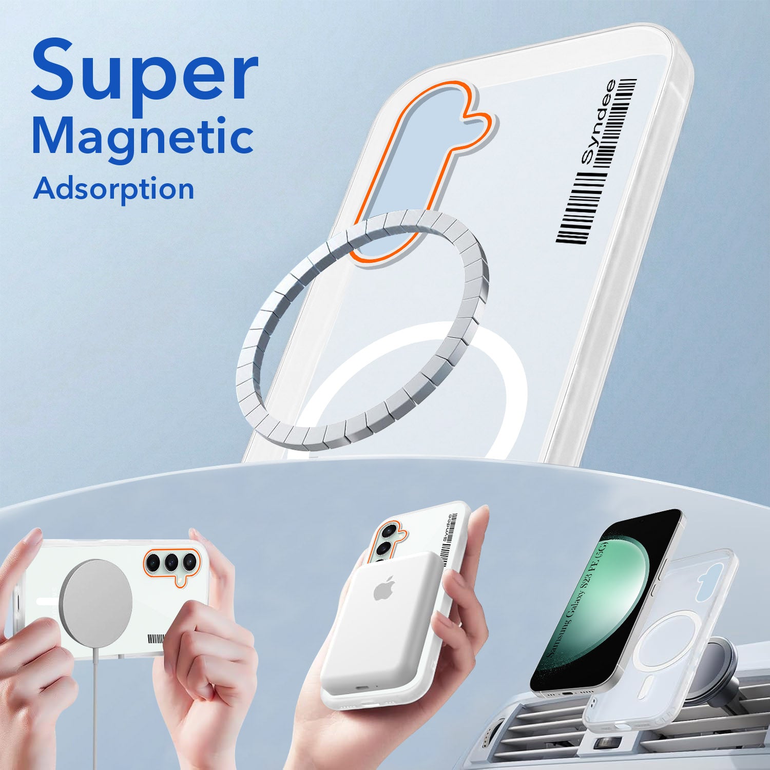 For Samsung Galaxy S23 FE 5G Back Cover Case (Soft Touch | Camera Bump Protection | MagSafe Compatible | Matte Finish)