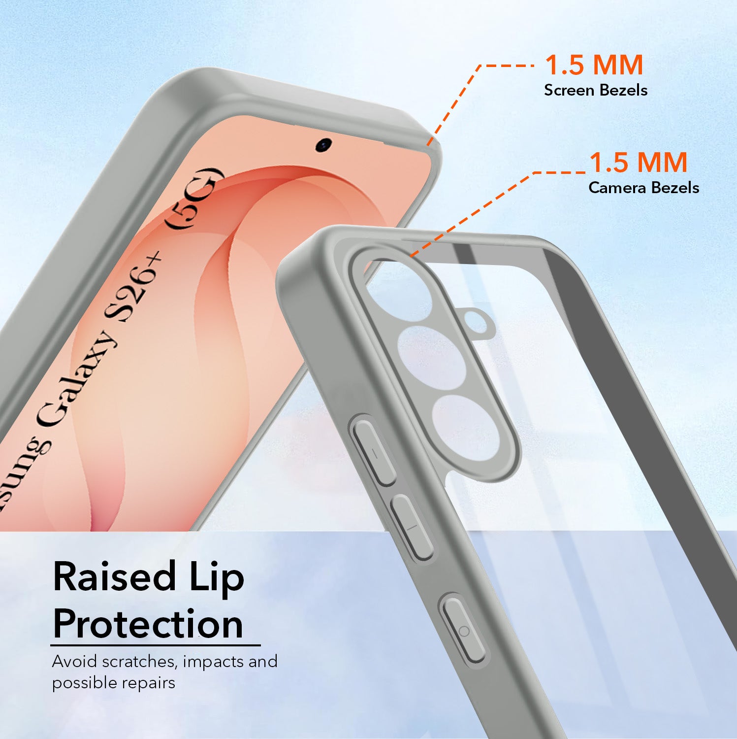 For Samsung Galaxy S26 Plus Back Cover Case Ultra-Hybrid (Lifetime Anti Yellow | Anti Scratch | Crystal Clear Shockproof)