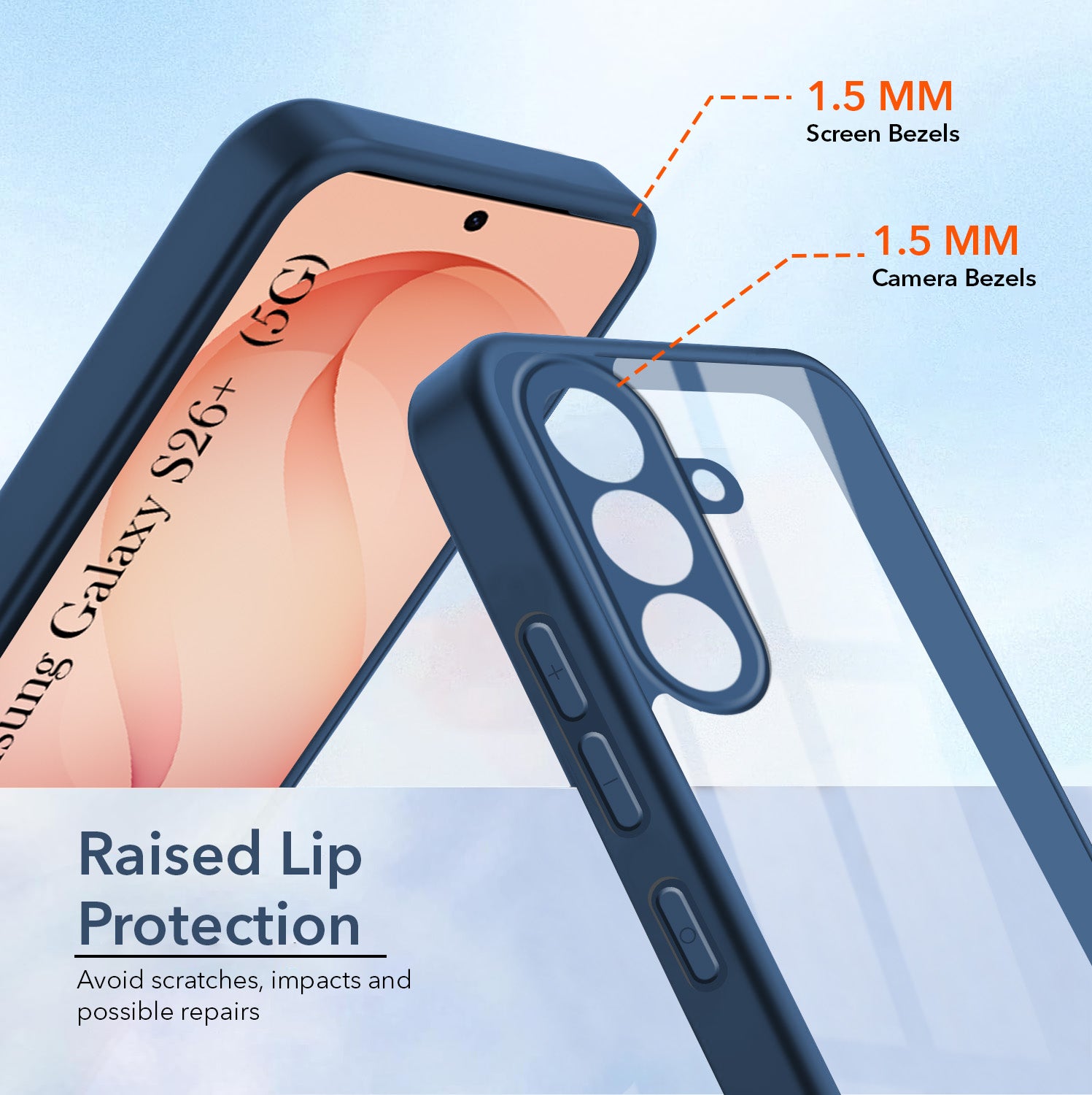 For Samsung Galaxy S26 Plus Back Cover Case Ultra-Hybrid (Lifetime Anti Yellow | Anti Scratch | Crystal Clear Shockproof)