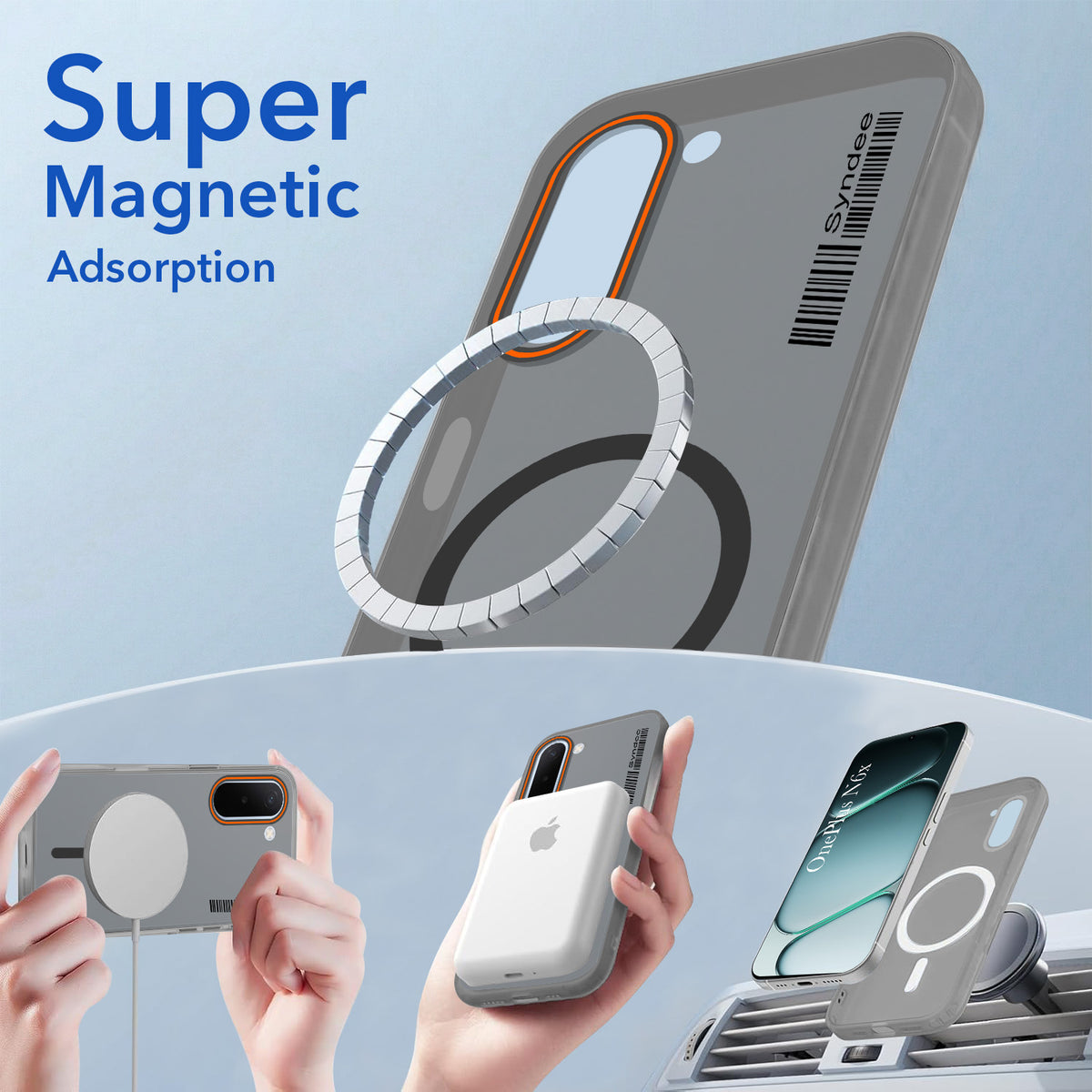 For OnePlus N6X Back Cover Case (Soft Touch | Camera Bump Protection | MagSafe Compatible | Matte Finish)