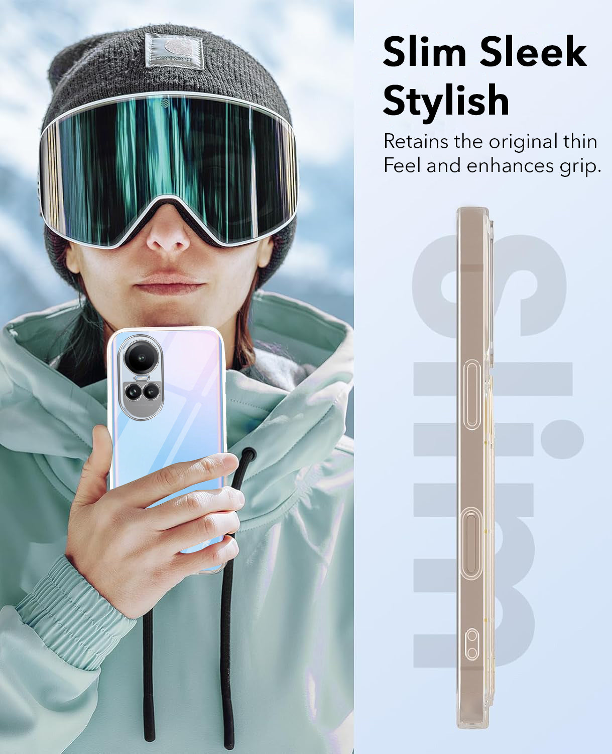 For Oppo Reno 10 5G | Oppo Reno 10 Pro 5G Back Cover Case (Hard Anti Yellow Clear Case | Drop & Camera Protection | Shockproof Polycarbonate)
