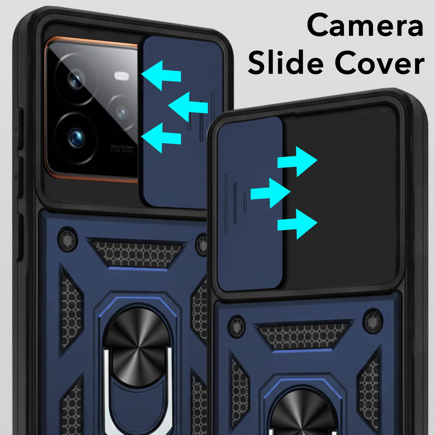For Realme GT 7 Pro Back Cover Case (Hybrid Dual Armor Polycarbonate)