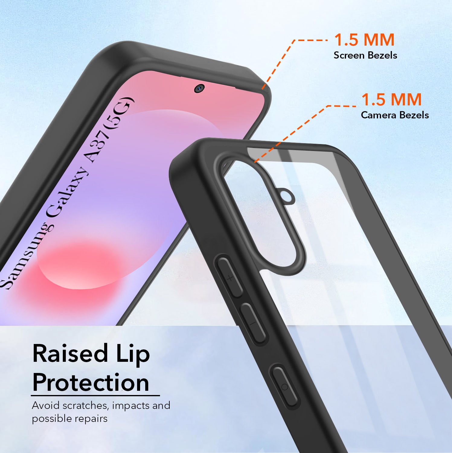 For Samsung Galaxy A37 5G Back Cover Case Ultra-Hybrid (Lifetime Anti Yellow | Anti Scratch | Crystal Clear Shockproof)