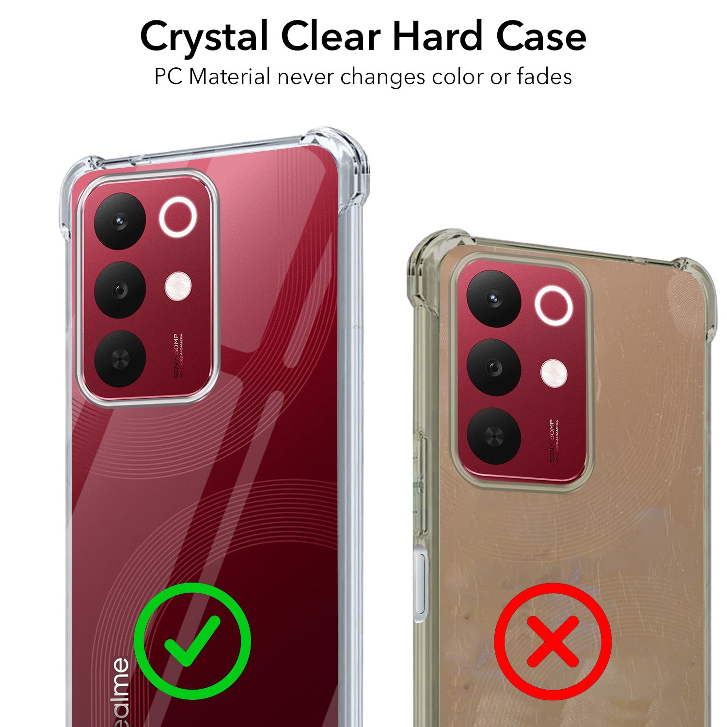 For Realme 15X Back Cover (Drop & Camera Protection | Hard Polycarbonate)