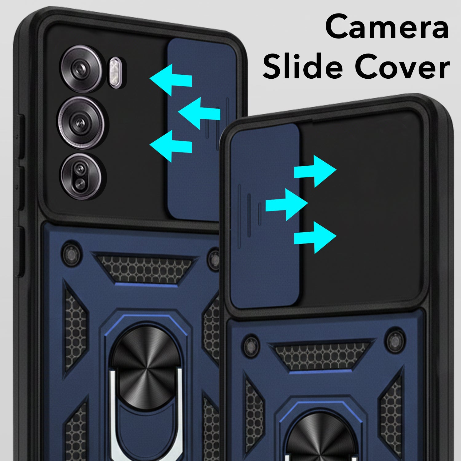 For Oppo Reno12 Pro 5G | Oppo Reno 12 Pro 5G Back Cover Case (Hybrid Dual Armor Polycarbonate)