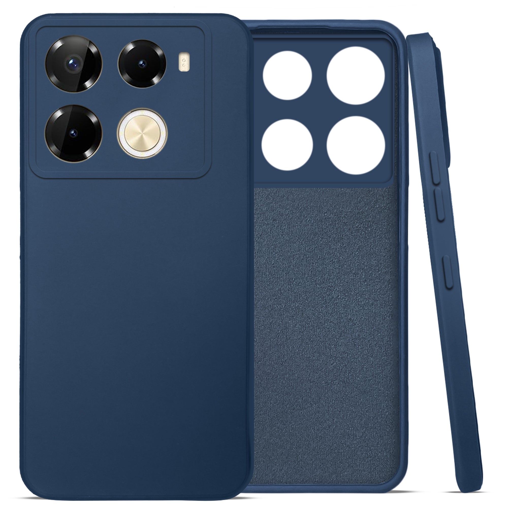 For Infinix Note 40 Pro 4G | Infinix Note 40 Pro Plus Back Cover ( Silicone Clear Shockproof Case with Camera Protection | Soft and Flexible | Transparent)