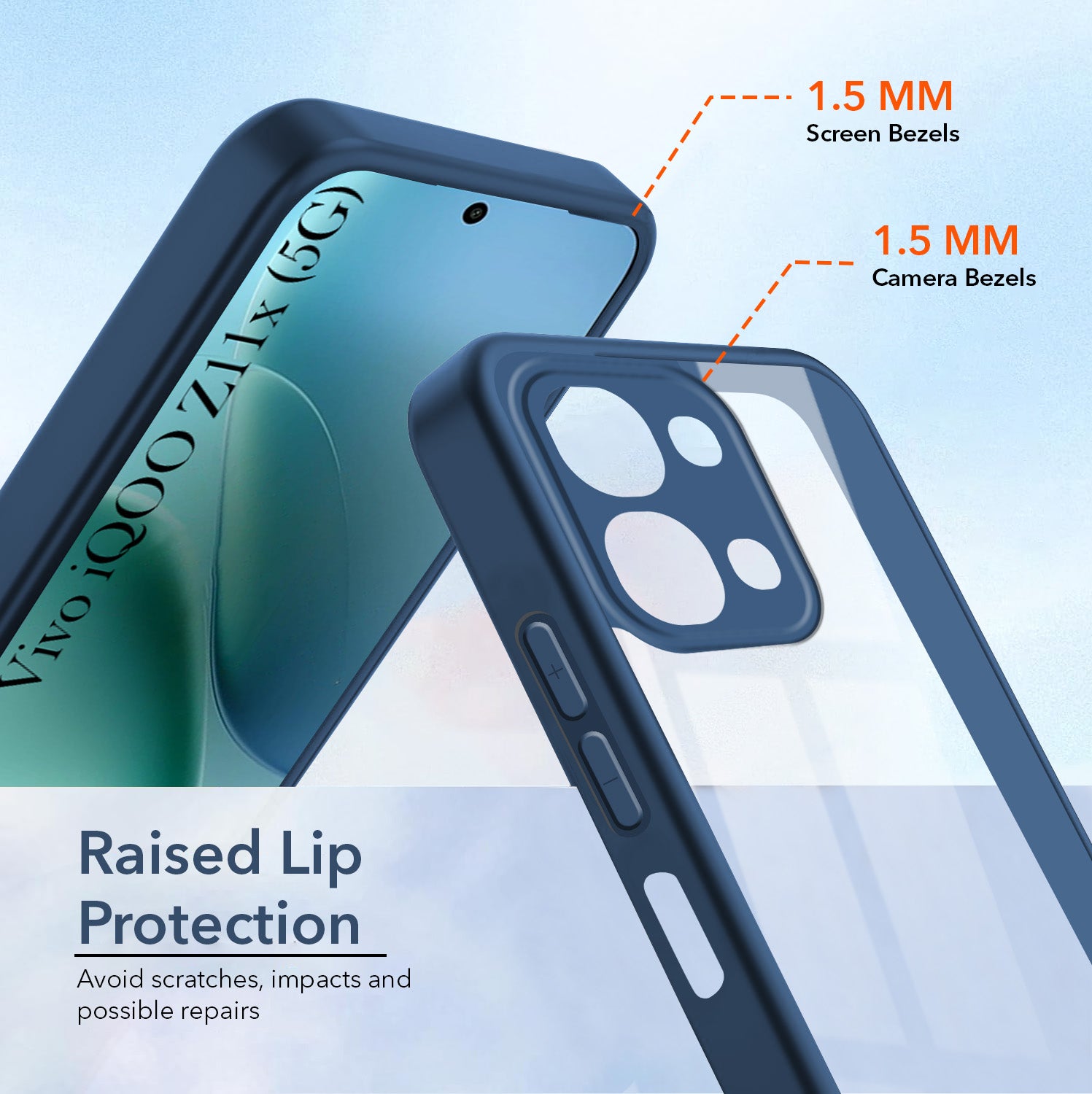 For Vivo iQOO Z11x 5G Back Cover Case Ultra-Hybrid (Lifetime Anti Yellow | Anti Scratch | Crystal Clear Shockproof)