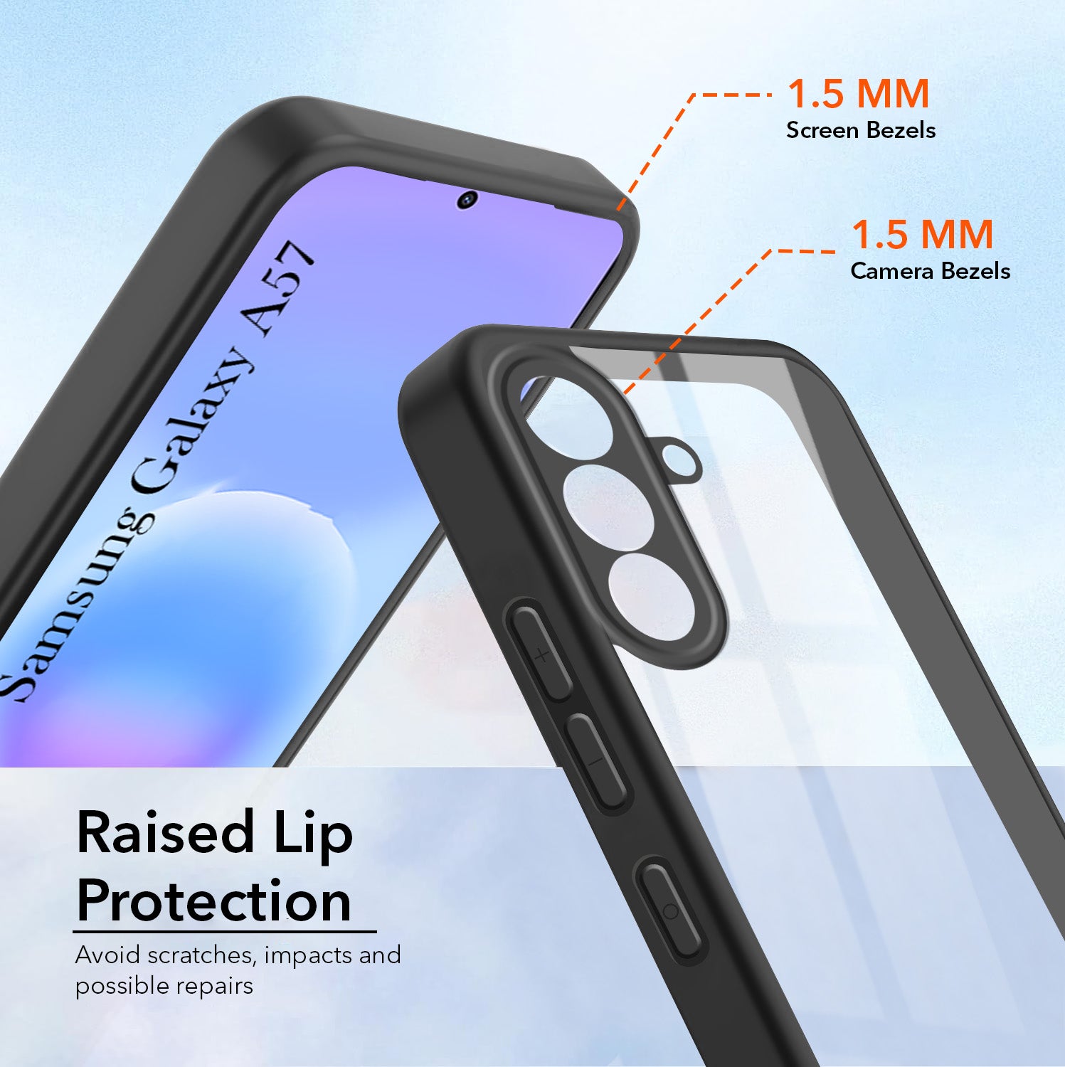 For Samsung Galaxy A57 5G Back Cover Case Ultra-Hybrid (Lifetime Anti Yellow | Anti Scratch | Crystal Clear Shockproof)