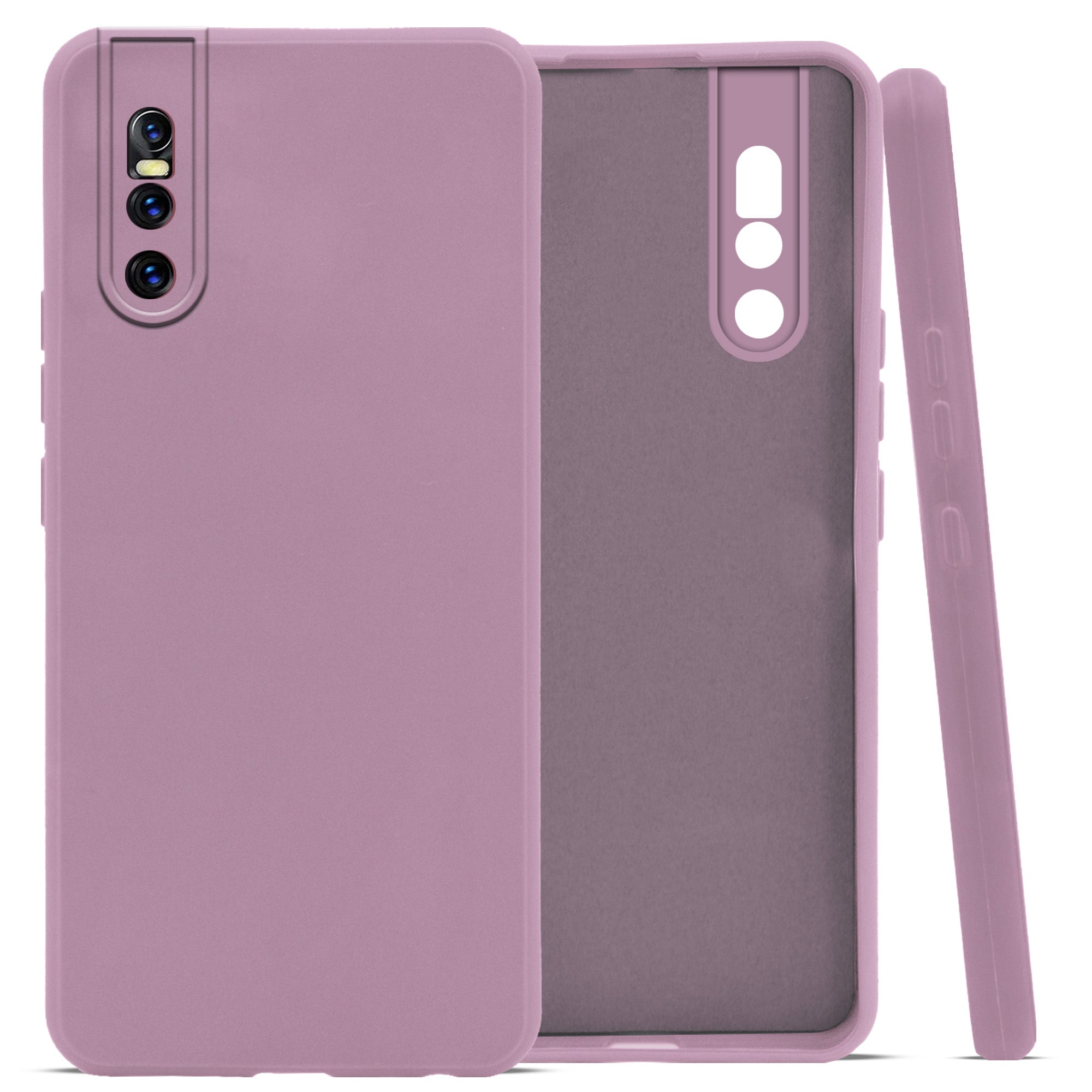 For Vivo V15 Pro Back Cover ( Silicone Clear Shockproof Case with Camera Protection | Soft and Flexible | Transparent)