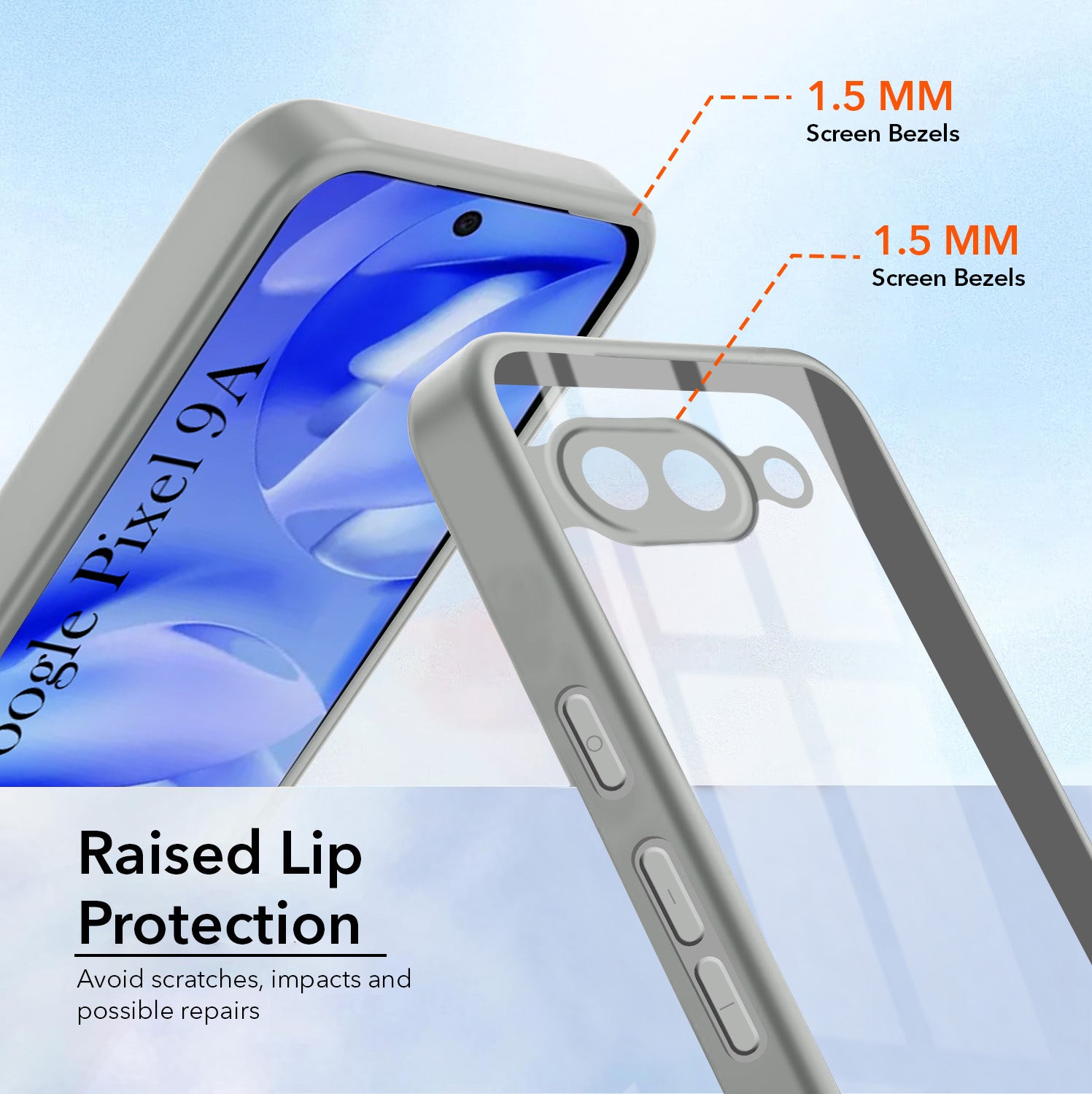 For Google Pixel 9A Back Cover Case (Lifetime Anti Yellow | Anti Scratch | Crystal Clear Shockproof)
