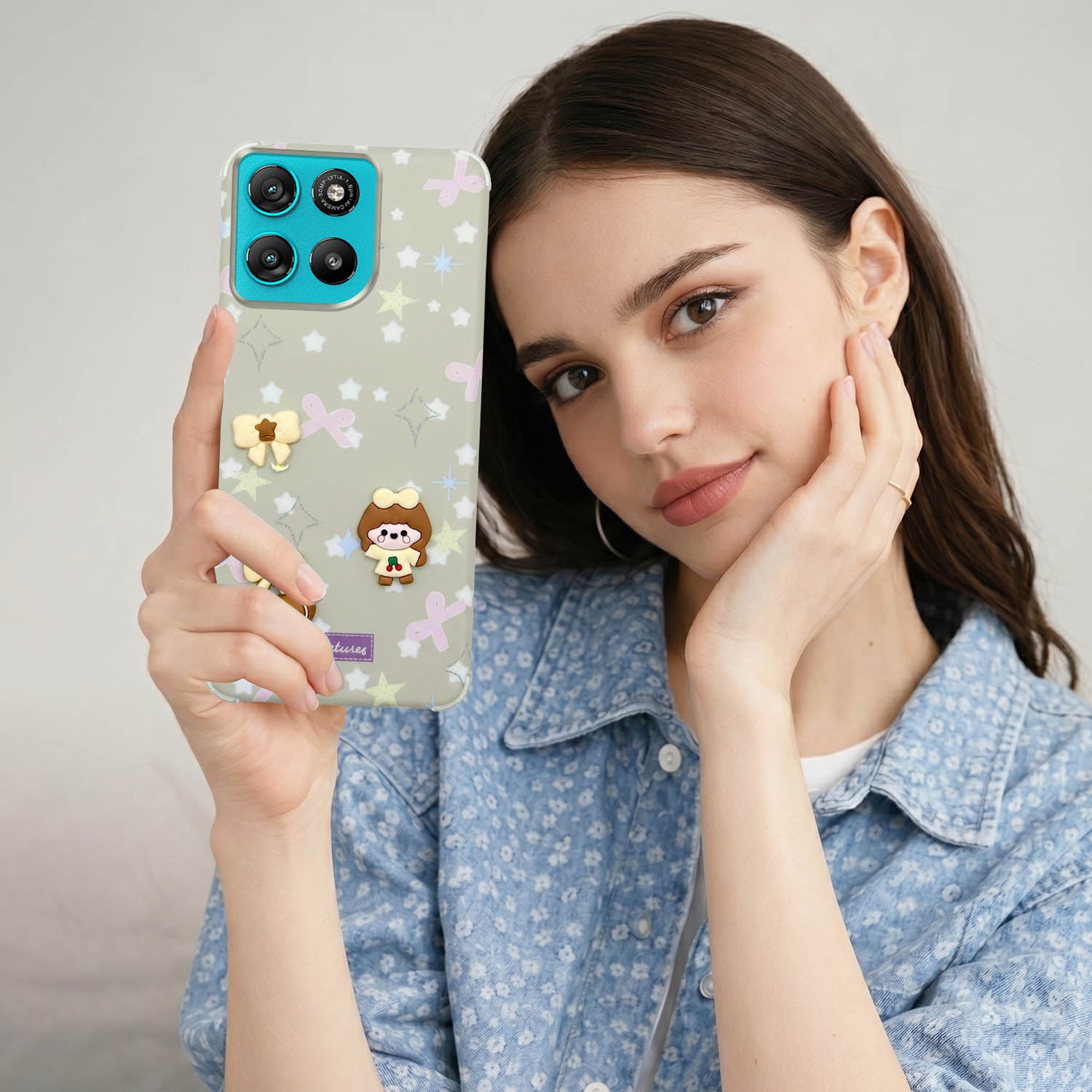 For Motorola Moto G67 Power | G57 Power Back Cover Case (3D Cute Cartoons | Hard Back Side Soft | Matte Premium Finish | HD Printing)