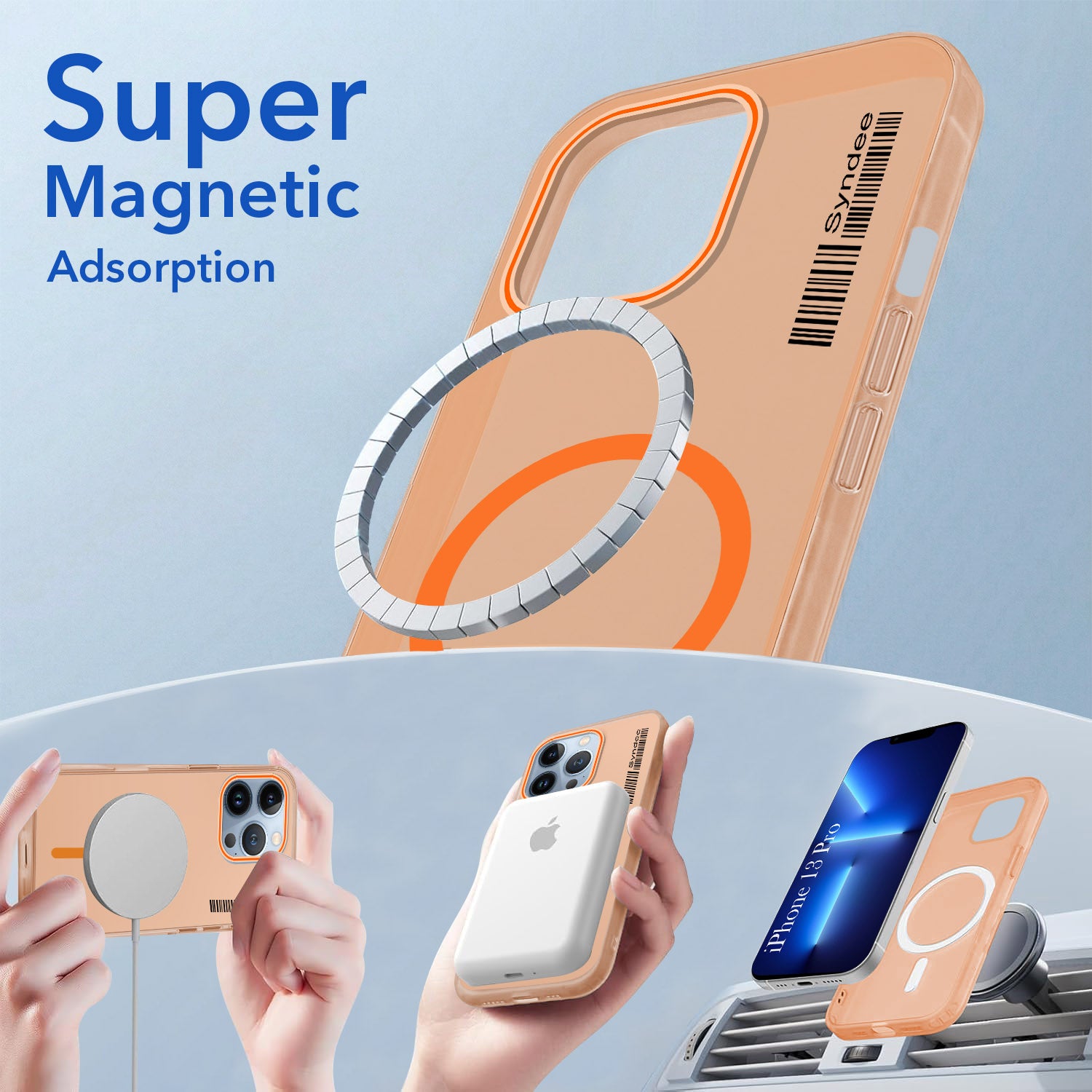 For Apple iPhone 13 Pro Back Cover Case (Soft Touch | Camera Bump Protection | MagSafe Compatible | Matte Finish)