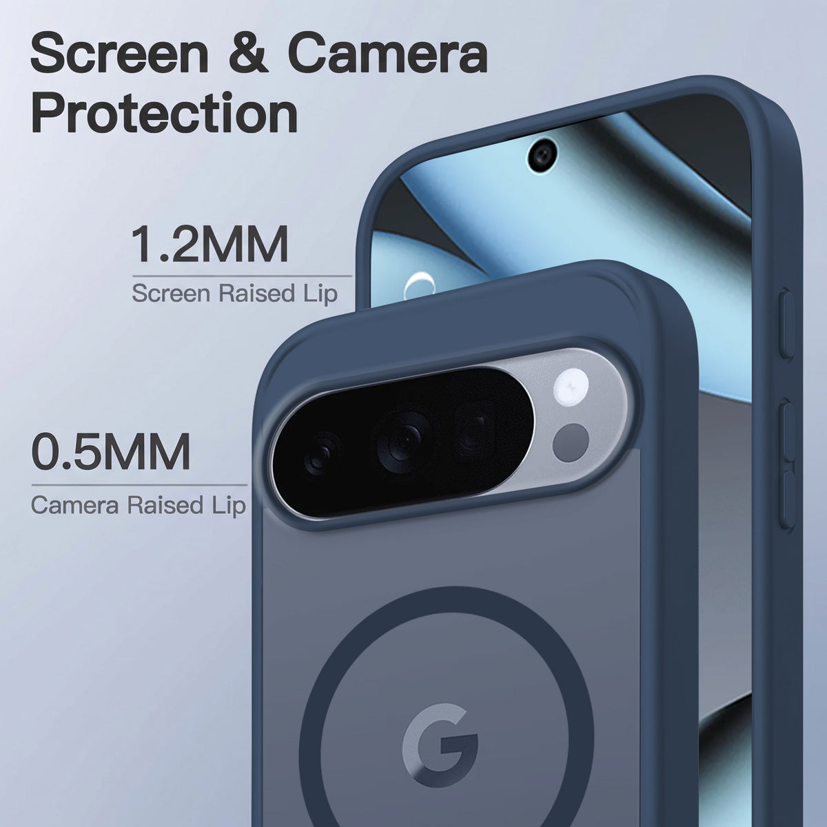 For Google Pixel 10 Pro Matte Finish Back Case Cover (MagSafe Compatible | Translucent Soft Touch | Slim and Unbreakable)