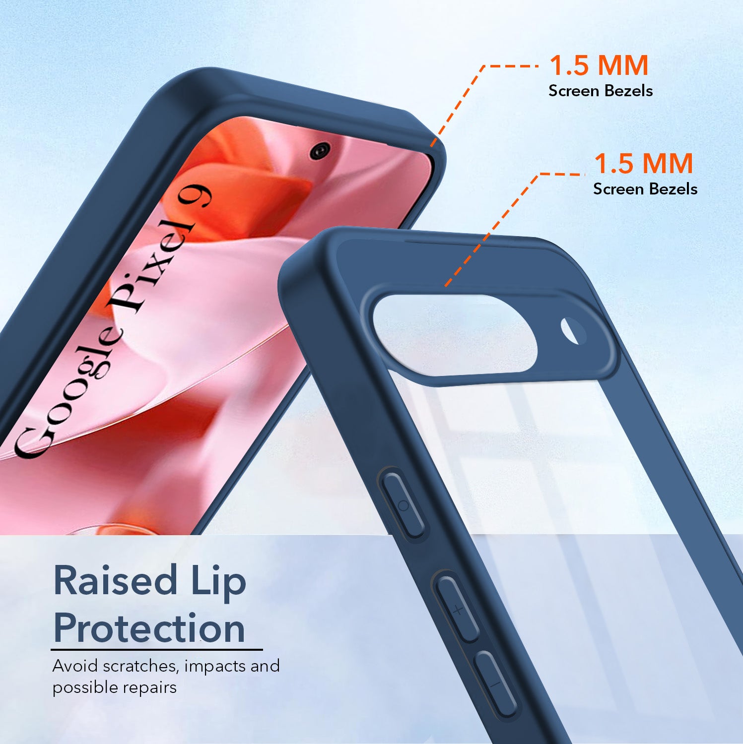 For Google Pixel 9 Back Cover Case Ultra-Hybrid (Lifetime Anti Yellow | Anti Scratch | Crystal Clear Shockproof)
