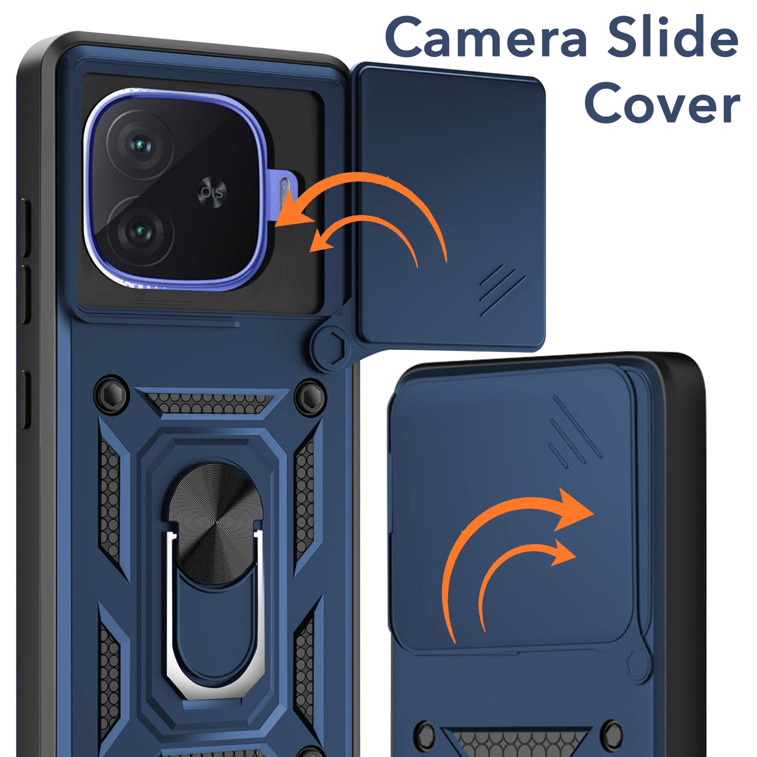 For Vivo iQOO Neo 10R Back Cover Case (Hybrid Dual Armor Polycarbonate)