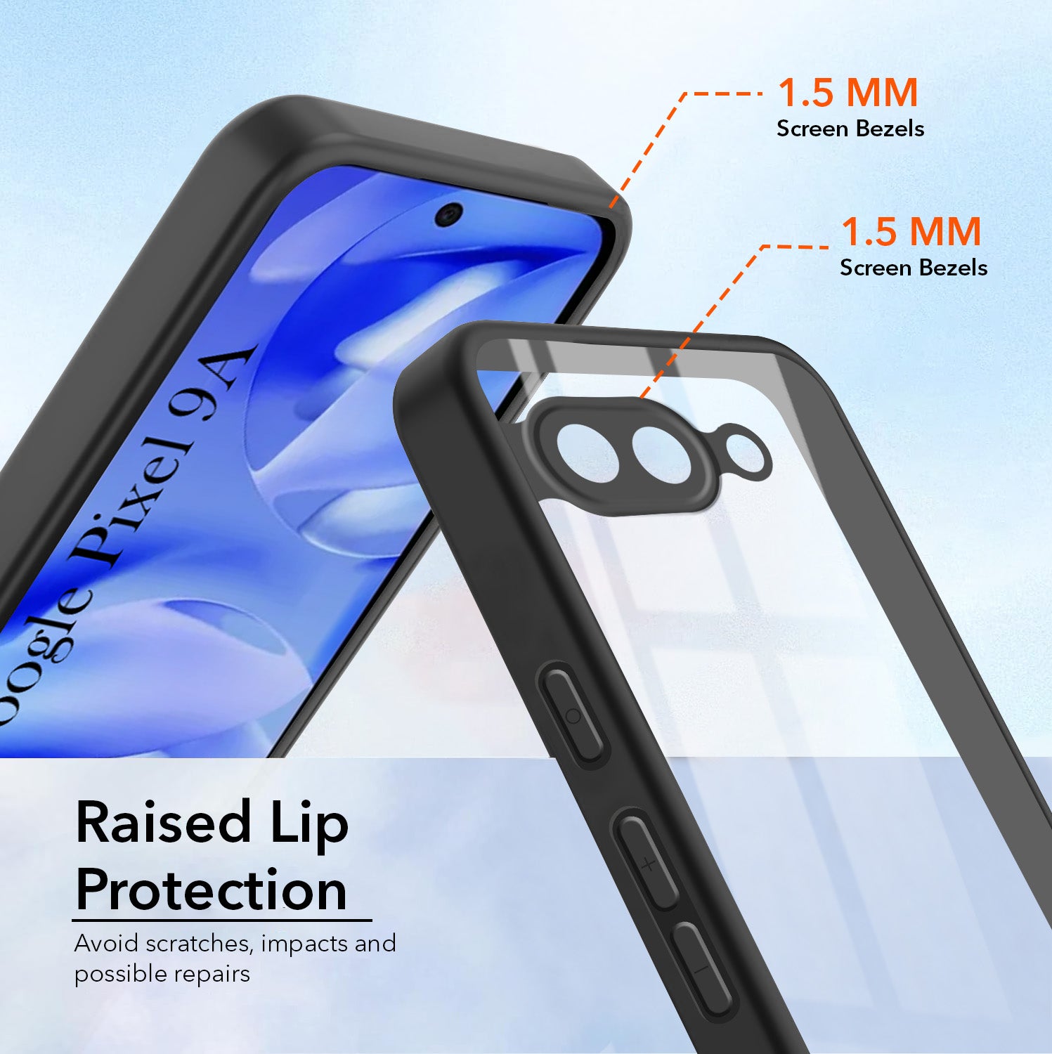 For Google Pixel 9A Back Cover Case (Lifetime Anti Yellow | Anti Scratch | Crystal Clear Shockproof)