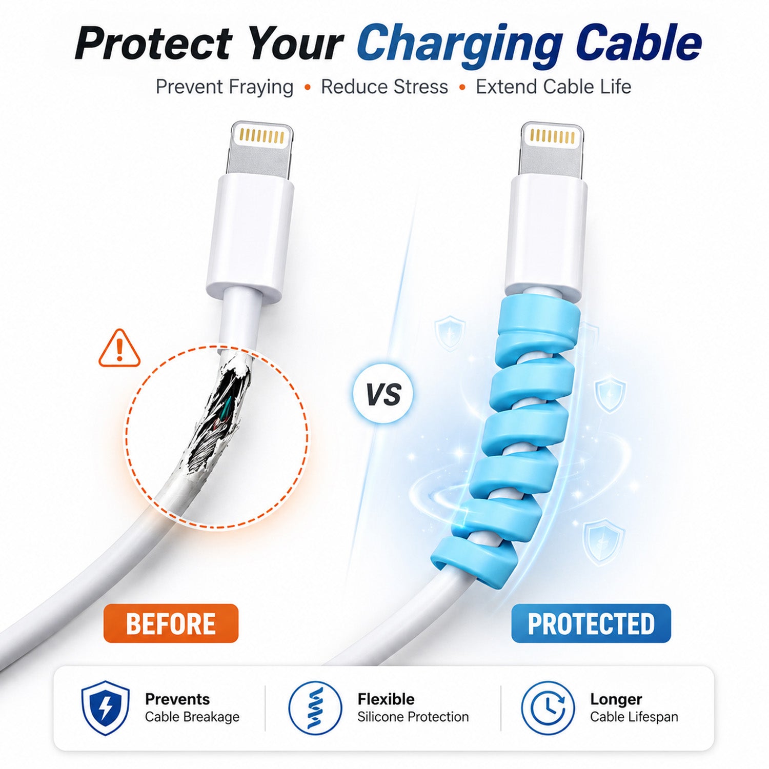 Universal Cable Protector for Charger & Earphones
