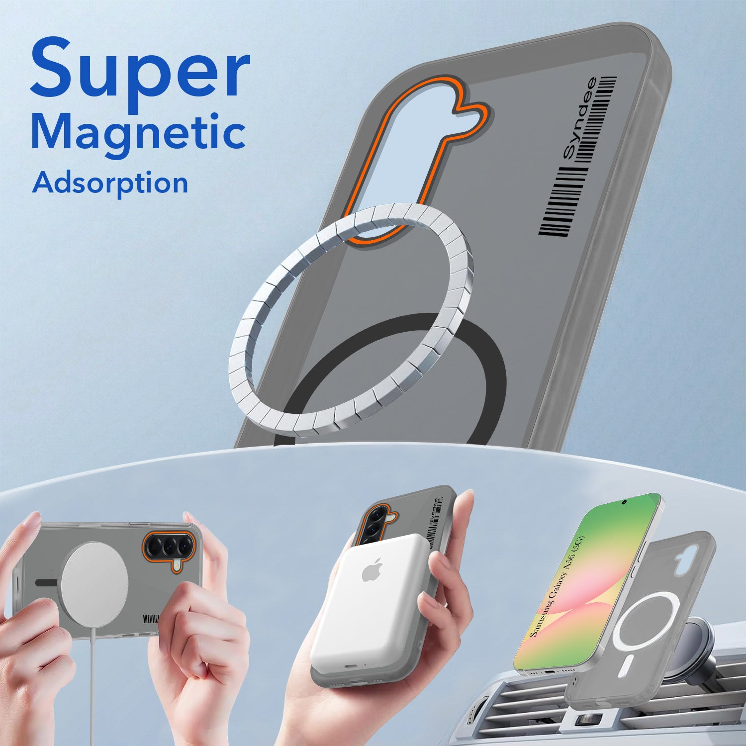 For Samsung Galaxy A56 Back Cover Case (Soft Touch | Camera Bump Protection | MagSafe Compatible | Matte Finish)