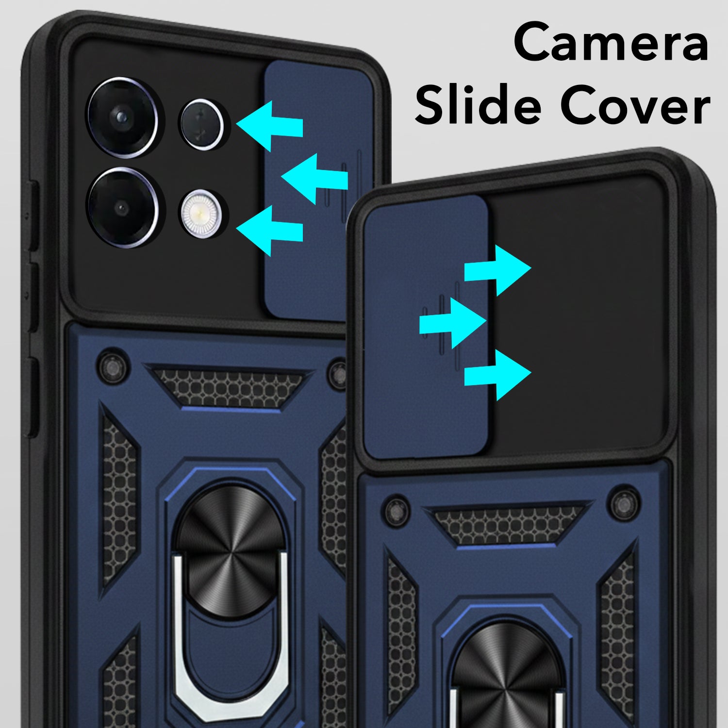 For Oppo K13 Back Cover Case (Hybrid Dual Armor Polycarbonate)