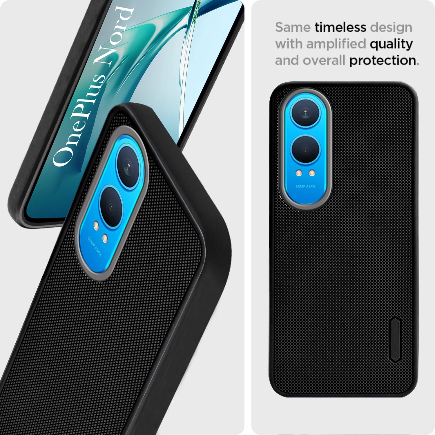 For OnePlus Nord CE 4 Lite Back Cover Case Rubberised (Textured Grip Design | Micro-Fiber Cloth Inside | Slim and Light Weight | Soft Touch and Feel)