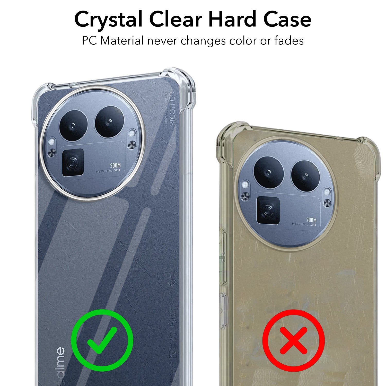 For Realme GT 8 Pro Back Cover Shockproof Crystal-Clear (Drop & Camera Protection | Hard Polycarbonate)