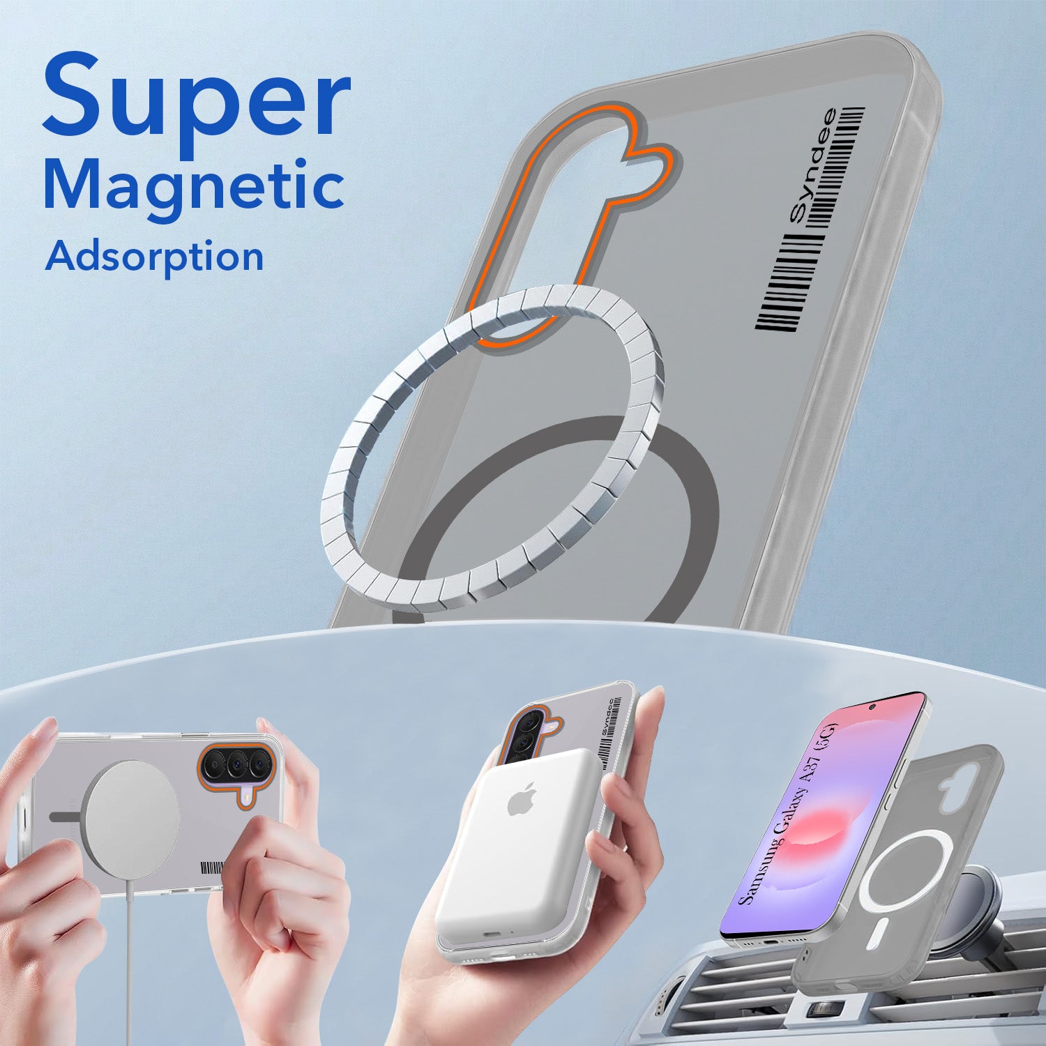For Samsung Galaxy A37 5G Back Cover Case (Soft Touch | Camera Bump Protection | MagSafe Compatible | Matte Finish)