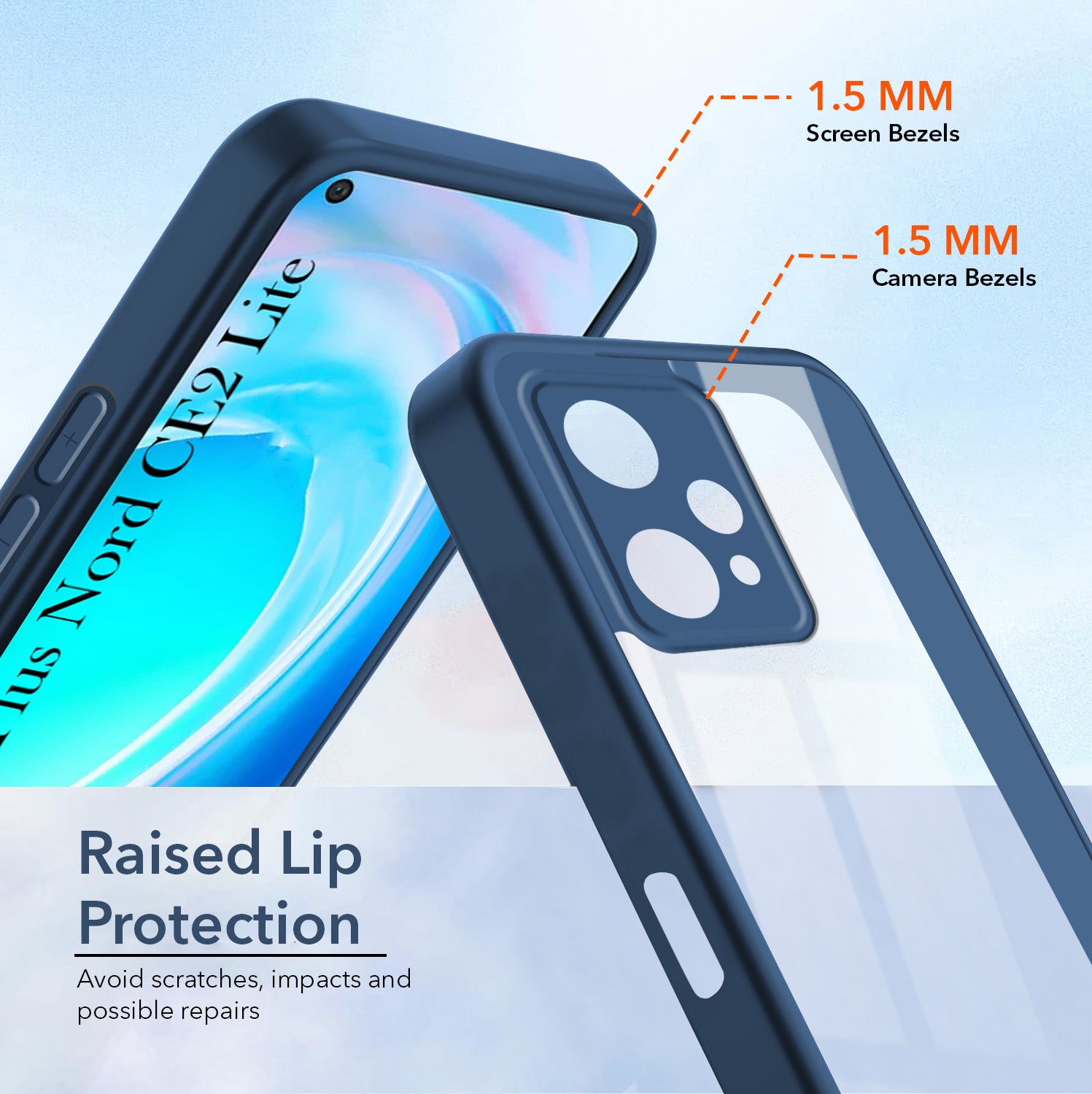 For OnePlus Nord CE 2 Lite 5G Back Cover Case Ultra-Hybrid(Lifetime Anti Yellow | Anti Scratch | Crystal Clear Shockproof)