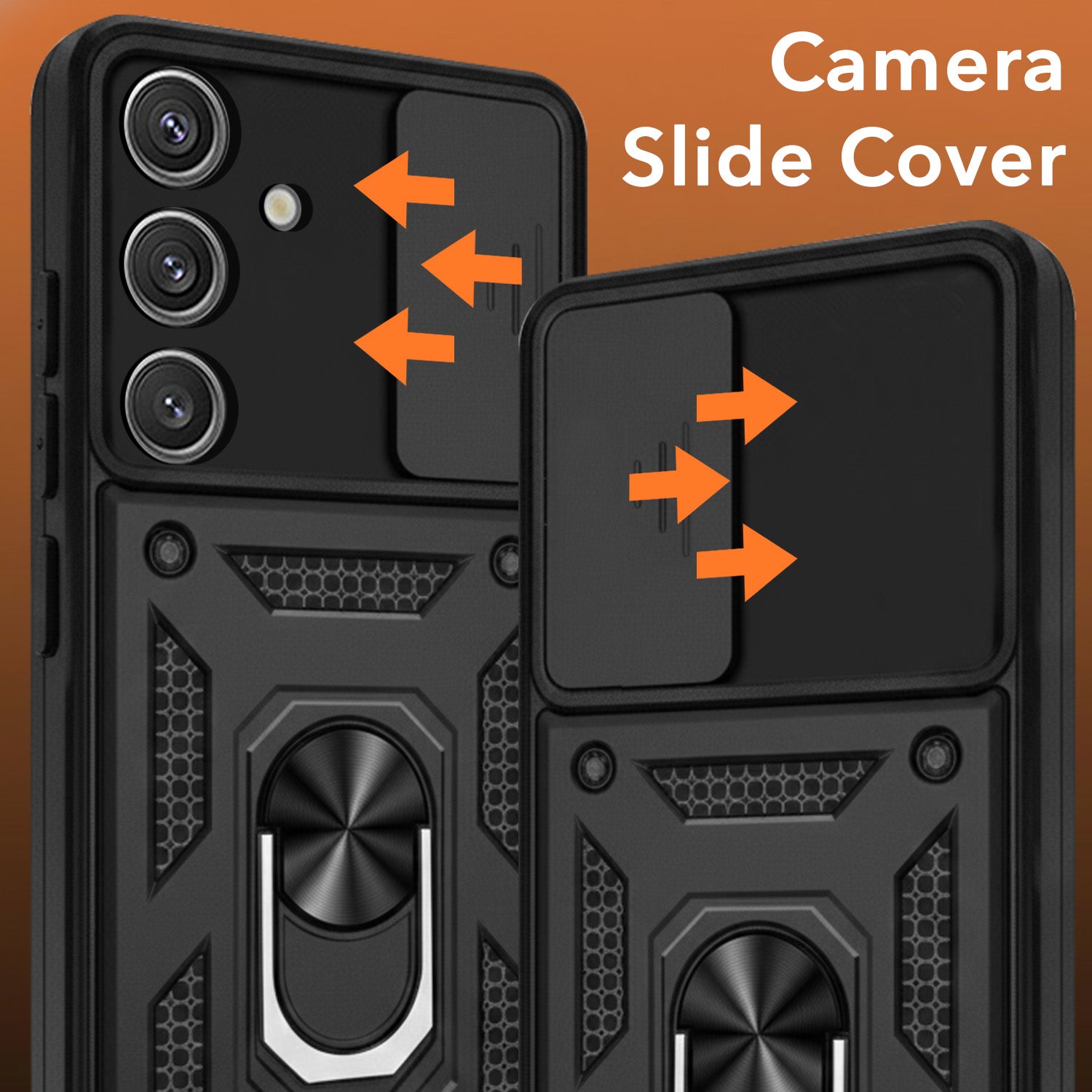 For Samsung Galaxy S24 Back Cover Case (Hybrid Dual Armor Polycarbonate)