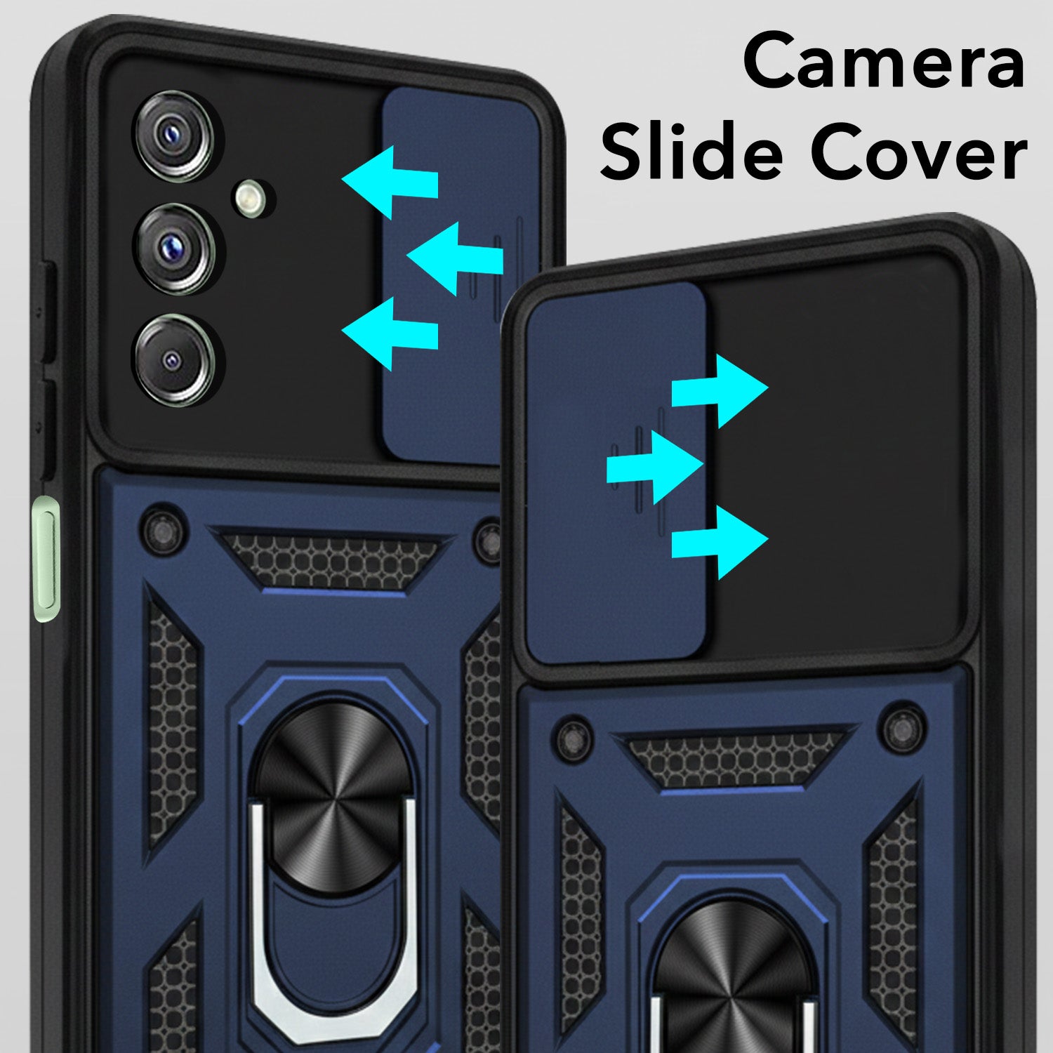 For Samsung Galaxy F34 5G Back Cover Case (Hybrid Dual Armor Polycarbonate)