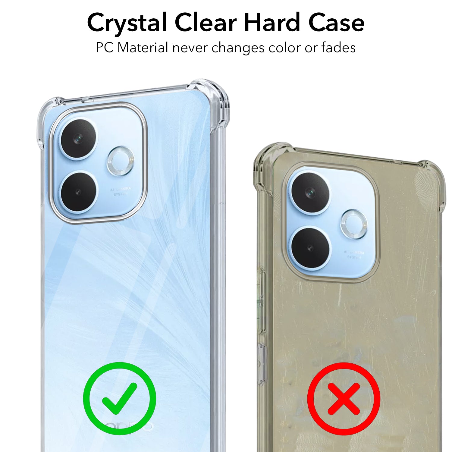 For Oppo A5 Pro Back Cover Shockproof Crystal-Clear (Drop & Camera Protection | Hard Polycarbonate)