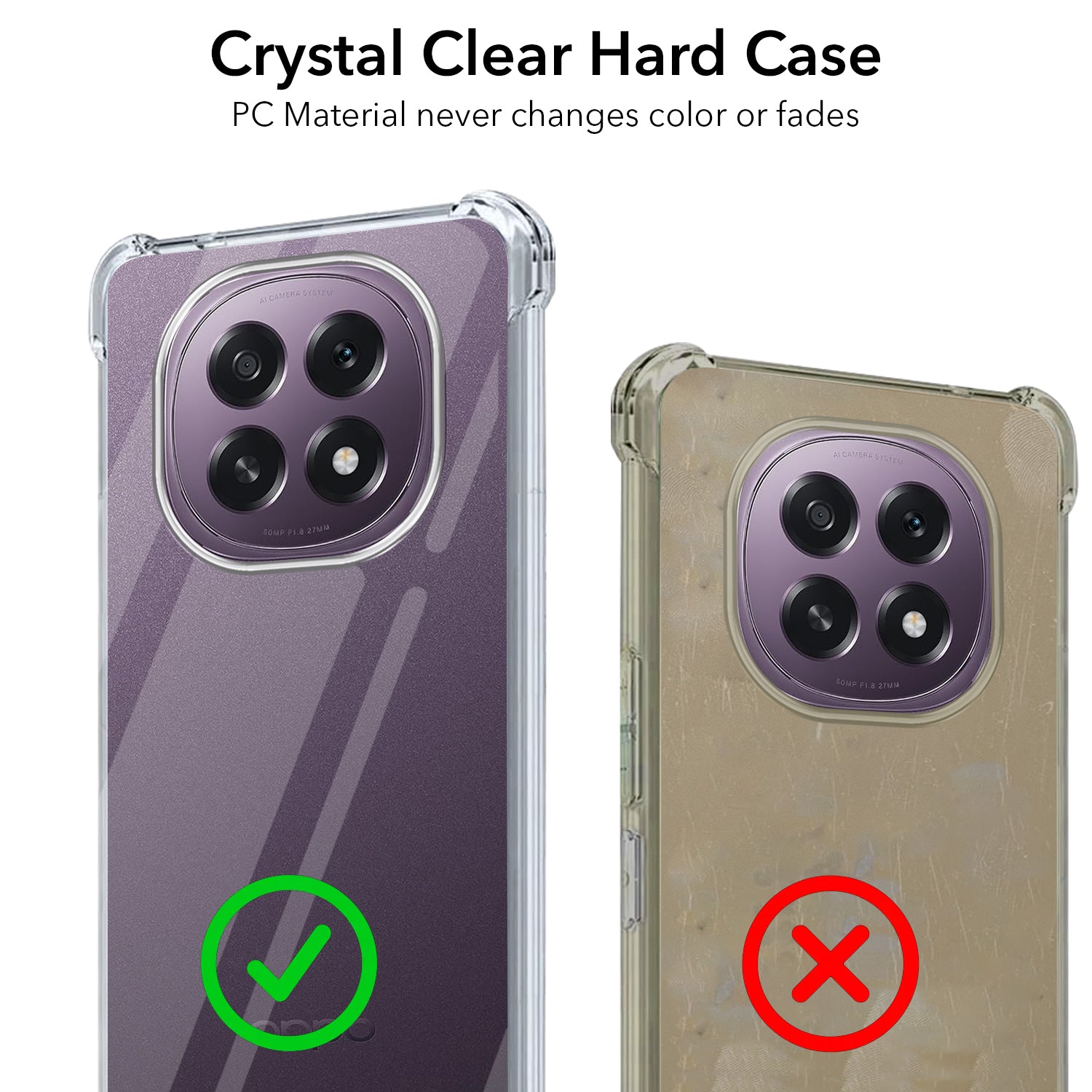 For Oppo F29 Back Cover (Drop & Camera Protection | Hard Polycarbonate)