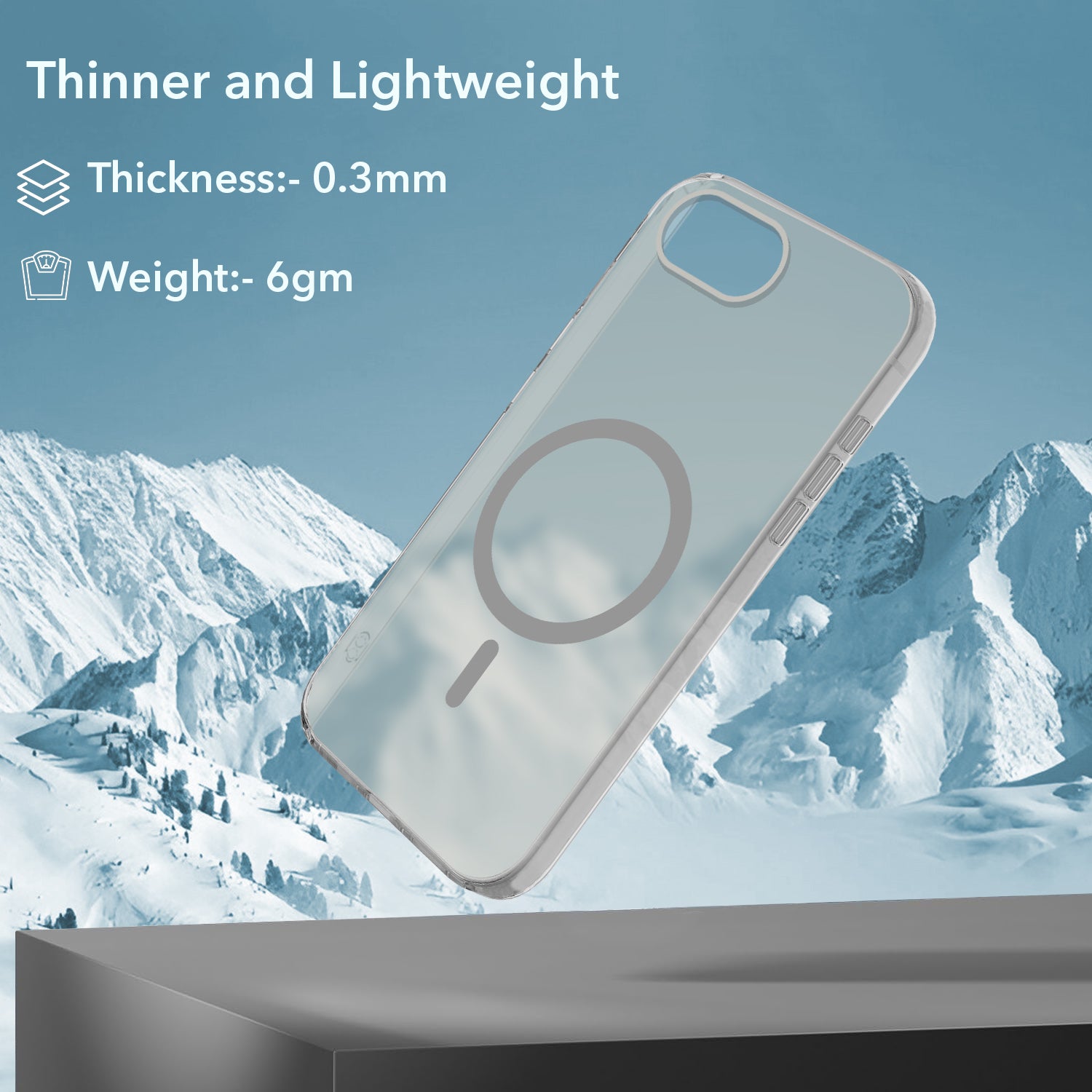 For iPhone 16e | iPhone 17e Back Cover Case (Frosted Matte Feel | MagSafe Compatible Wireless Charging | Polycarbonate Material)