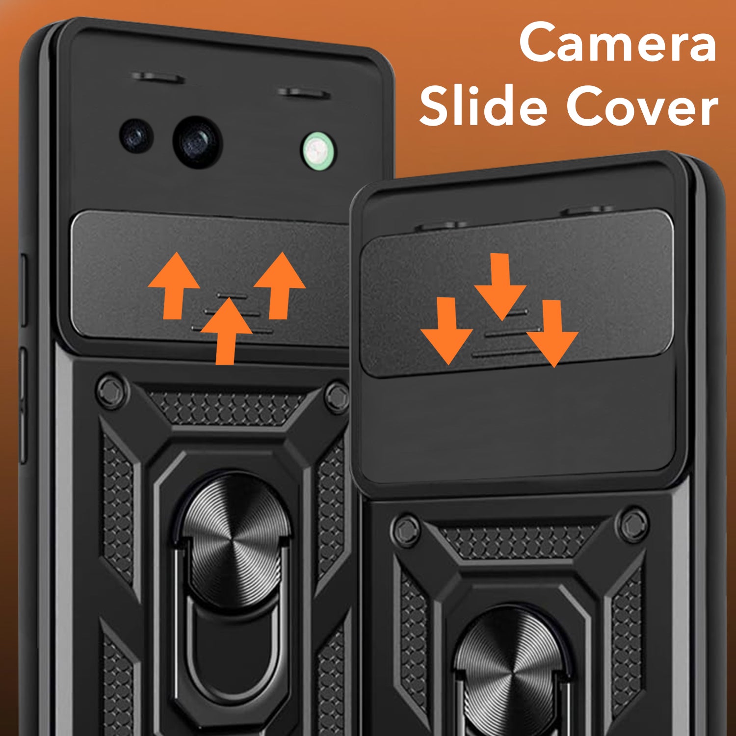 For Google Pixel 8a Back Cover Case (Hybrid Dual Armor Polycarbonate)